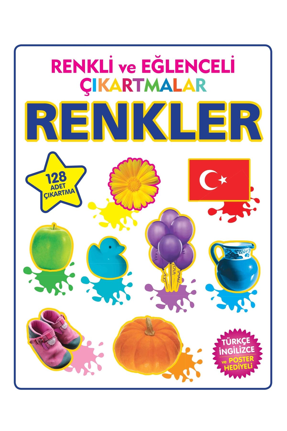 Genel Markalar Renkli Ve Eğlenceli Çıkartmalar - Renkler (COLORS)