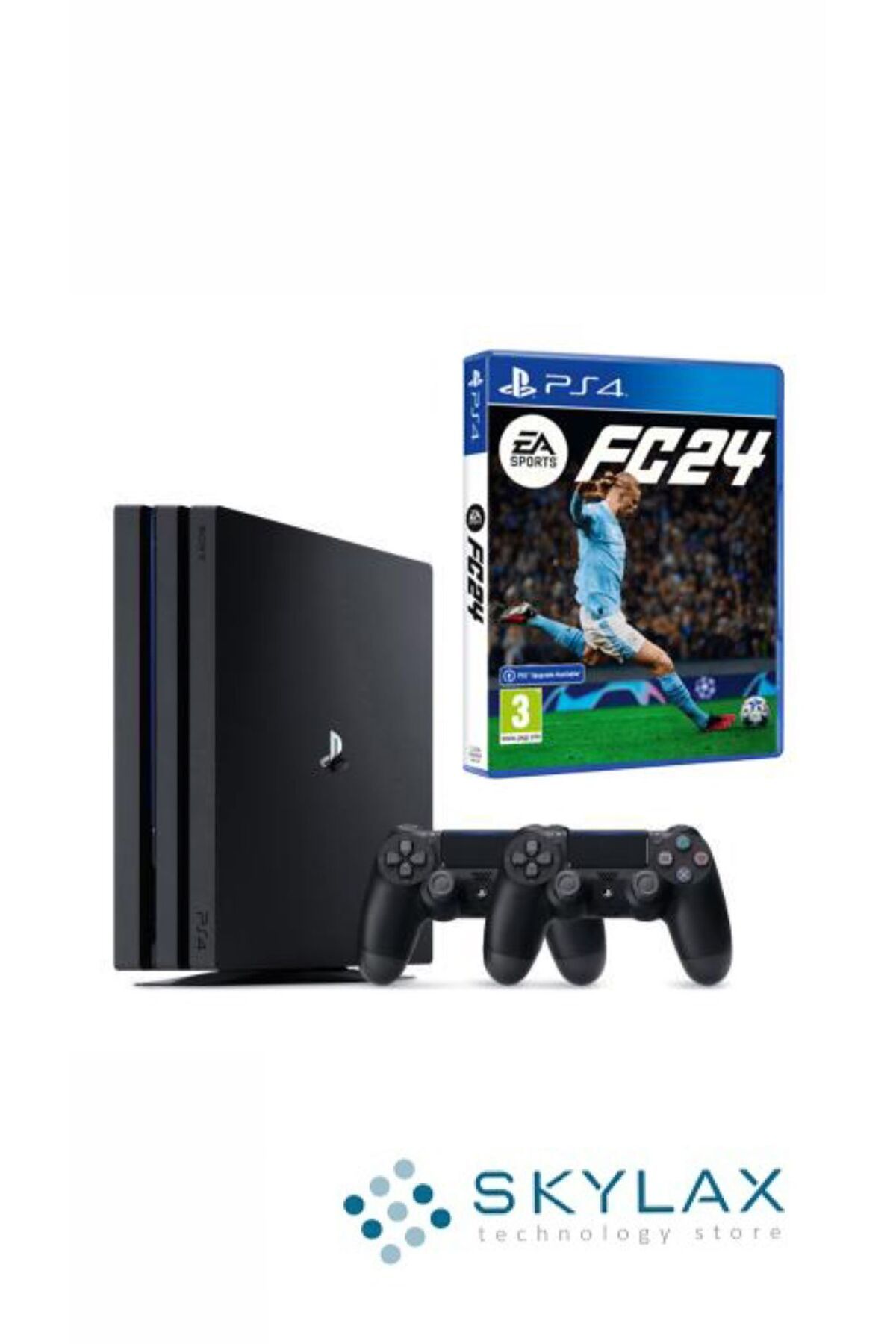 Sony Playstation 4 Pro 1 Tb + 2 .Kol + EA Sports Fc 24 Ps4 Oyun