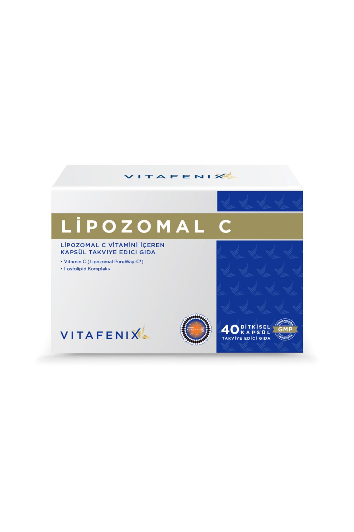 Vitafenix Lipozomal C Vitamini İçeren Takviye Edici Gıda 40 Kapsül