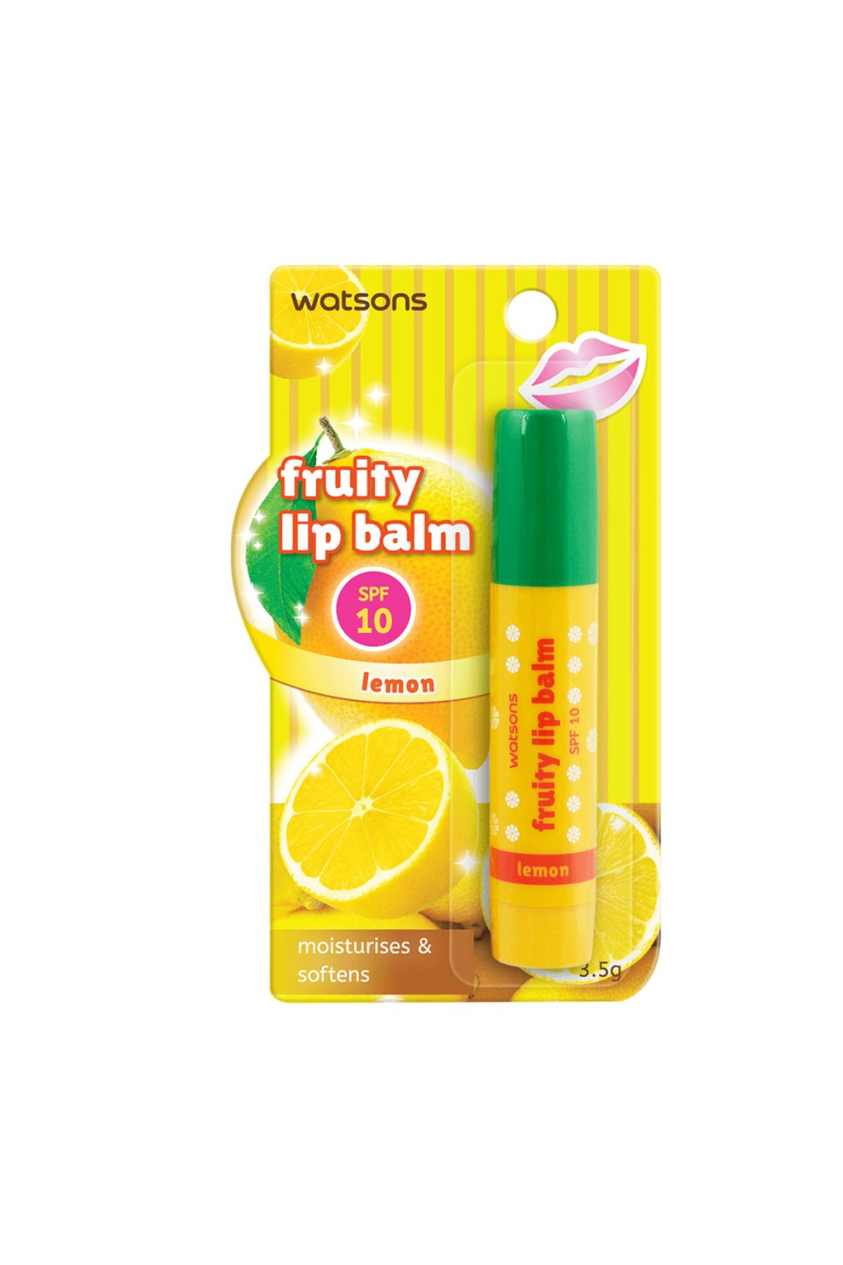 Watsons Fruity Lip Balm Spf 10 Limon Dudak Balmı 3.5 gr