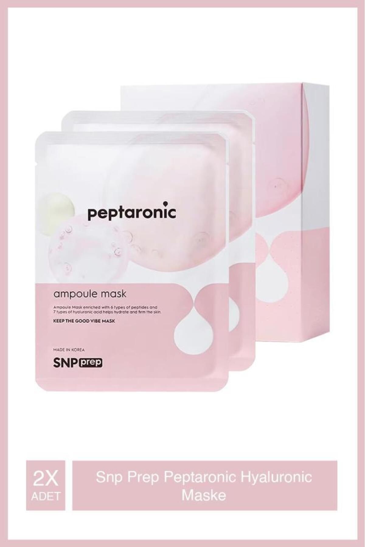 SNP Prep Peptaronic Hyaluronic Maske*2