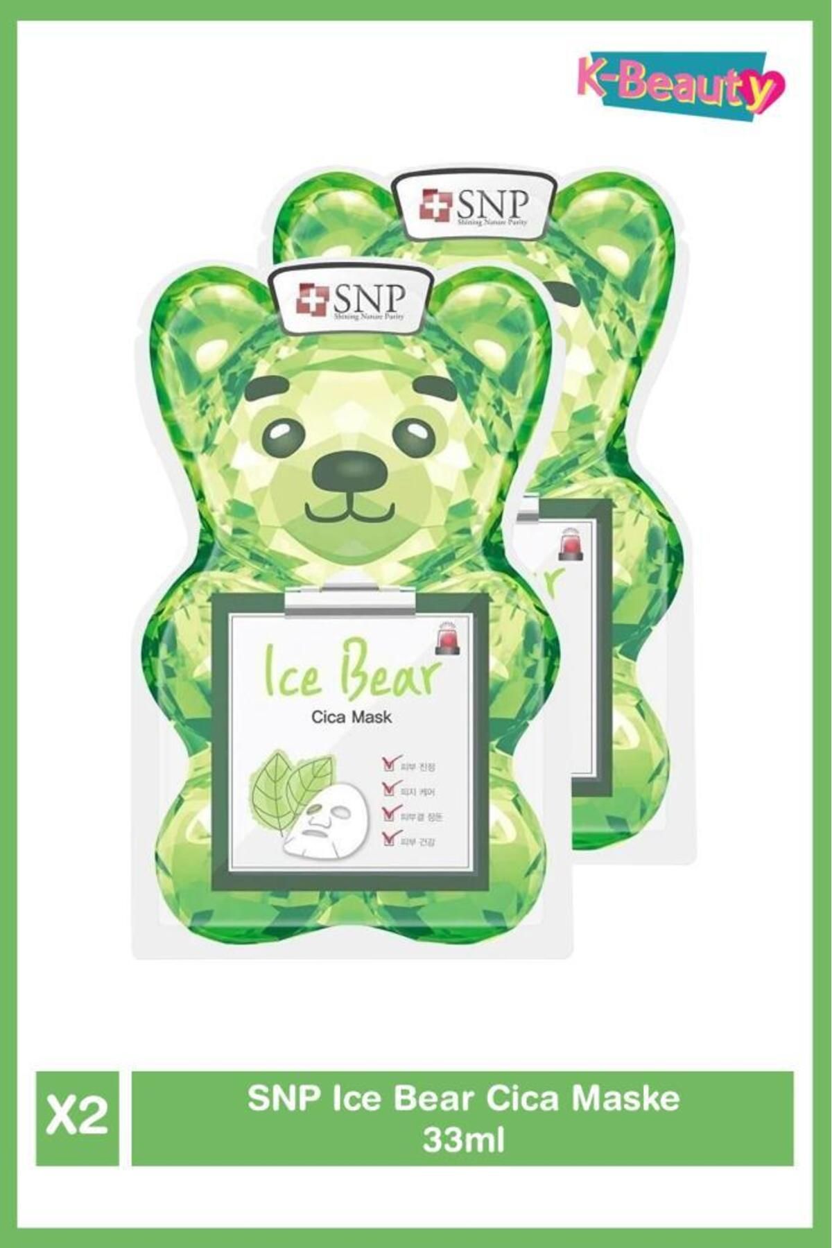 SNP Ice Bear Cıca Maske 33ml 2'li Set