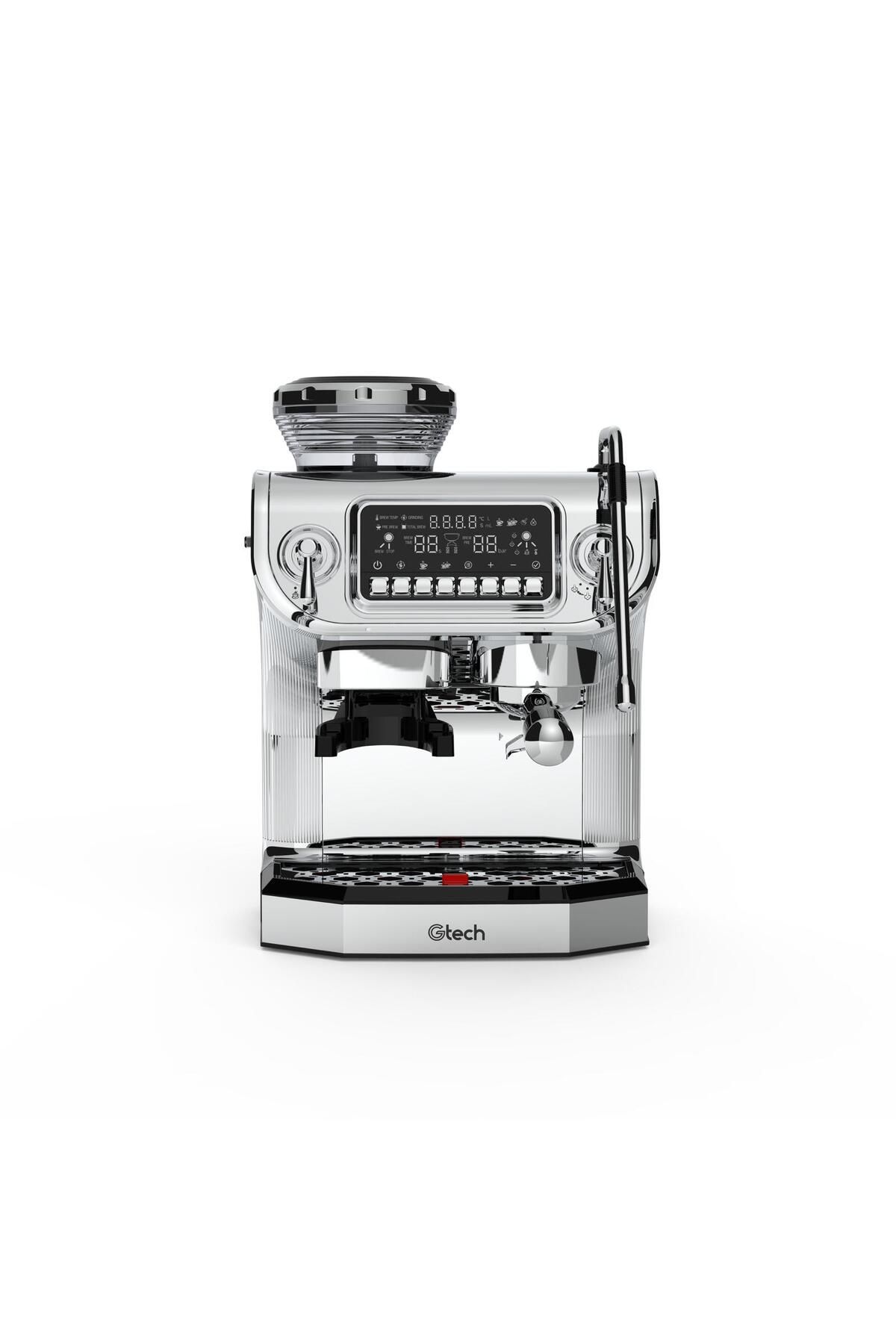 Gtech ST-530ED Espresso Kahve Makinesi, 1 Gruplu, Öğütücülü, Dijital