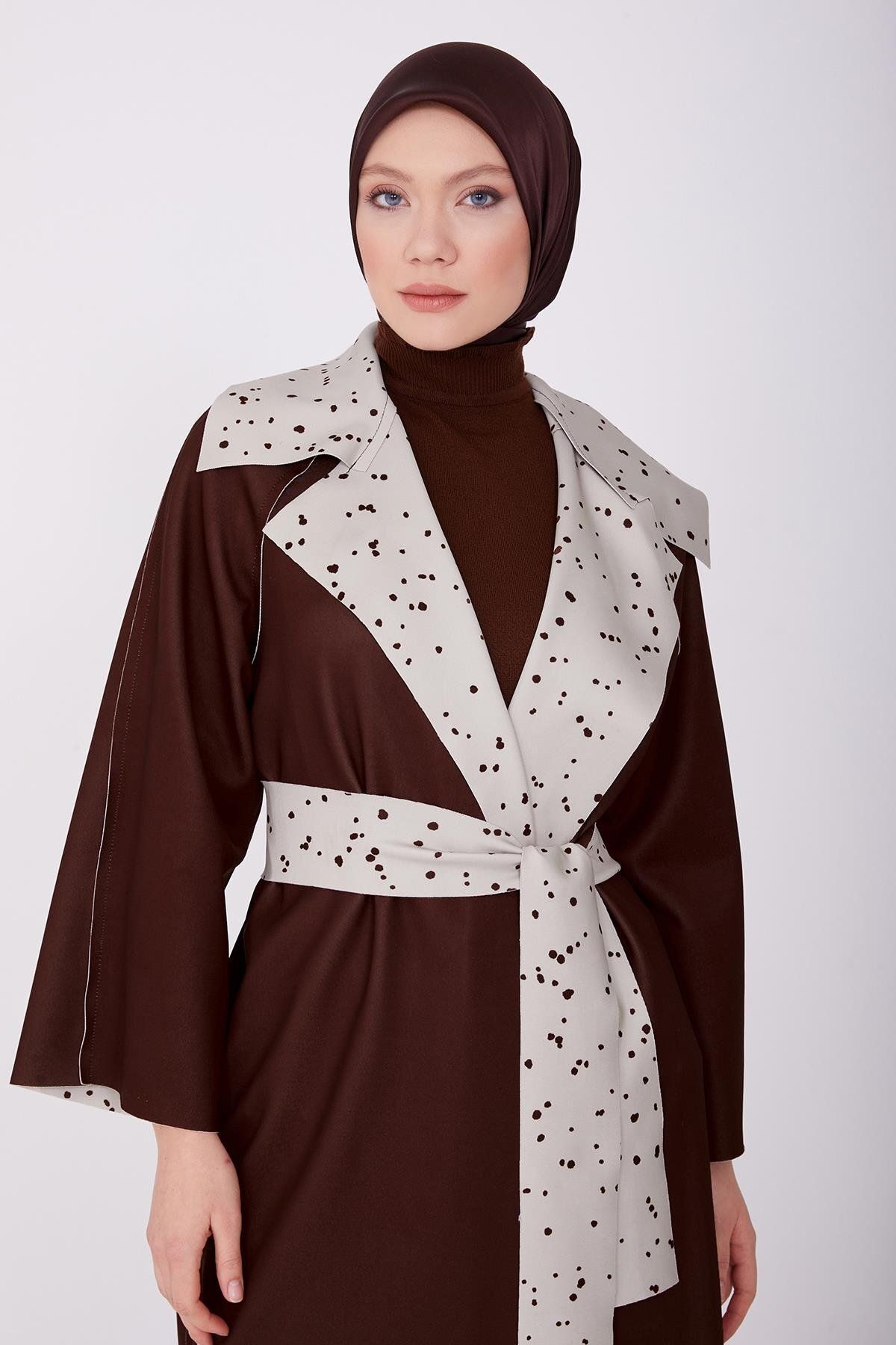 Armine Giy Çık 22kd4337 Kahverengi