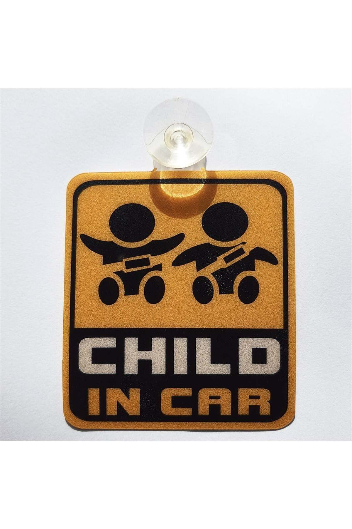 Dreamcar Child In Car Plastik Vantuzlu Oto Cam Uyarı Levhası