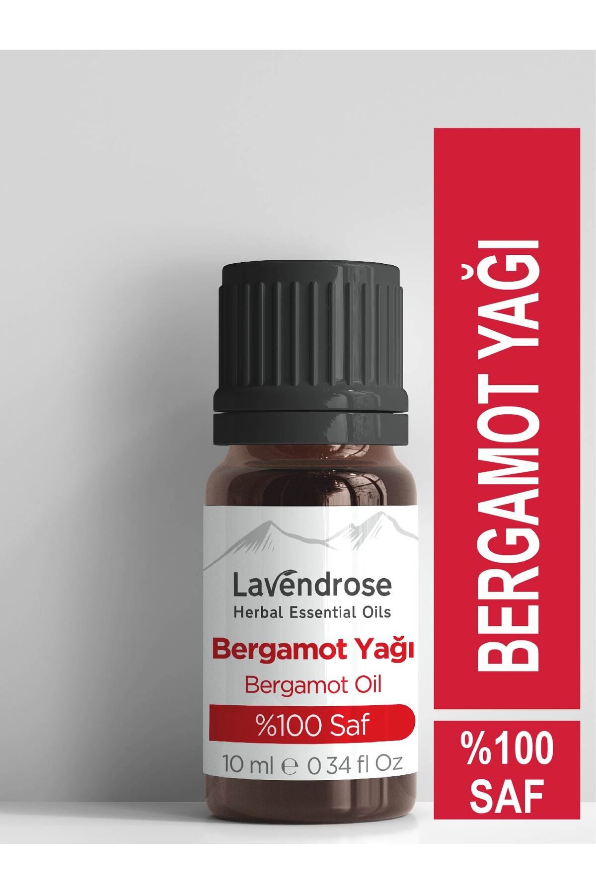 Lavendrose Bergamot Yağı %100 Saf- Bitkisel Aromaterapi Bergamot Uçucu Yağı 10ml- Bergamot Oil -difizöre Uygun