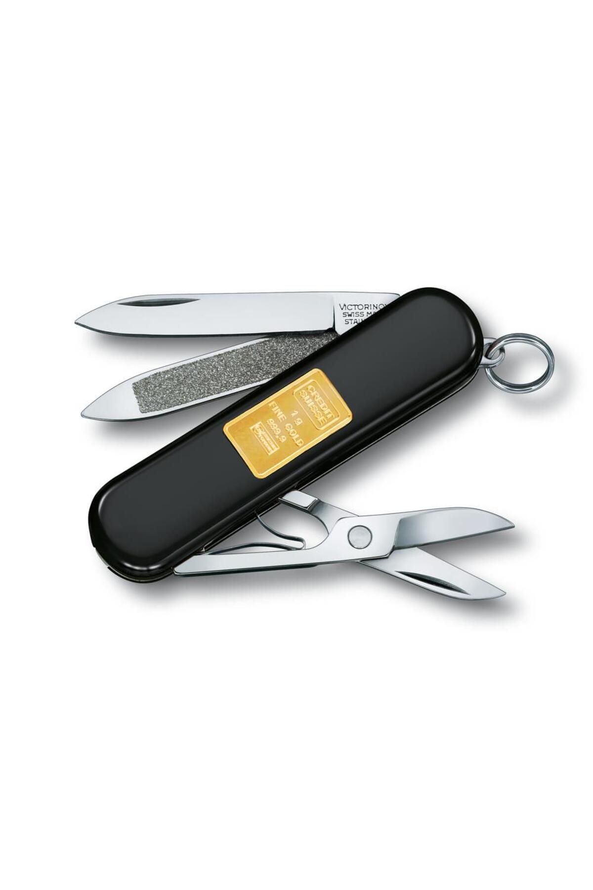 VICTORINOX 0.6203.87 Classic Çakı, Altın Şeritli