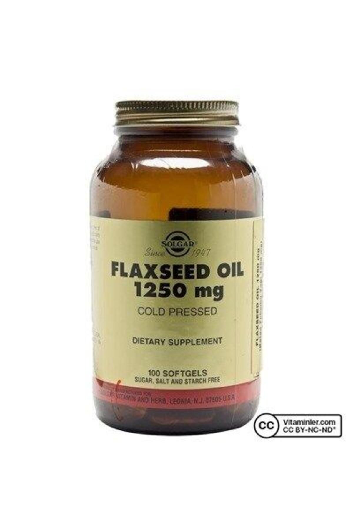 Solgar Flaxseed Oil 1250 Mg 100 Kapsül