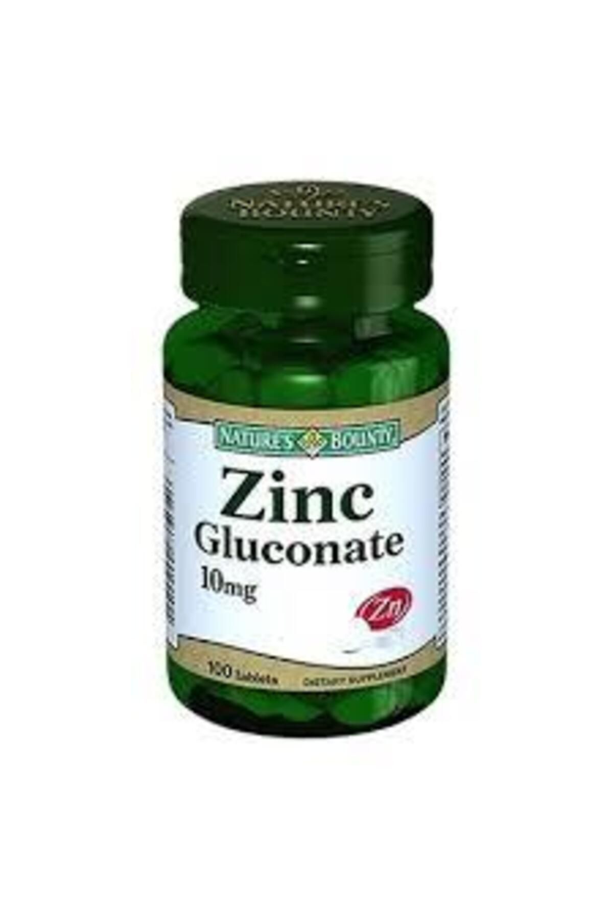 Natures Bounty - Zinc Gluconate 10 Mg 100 Tablet 074312010101