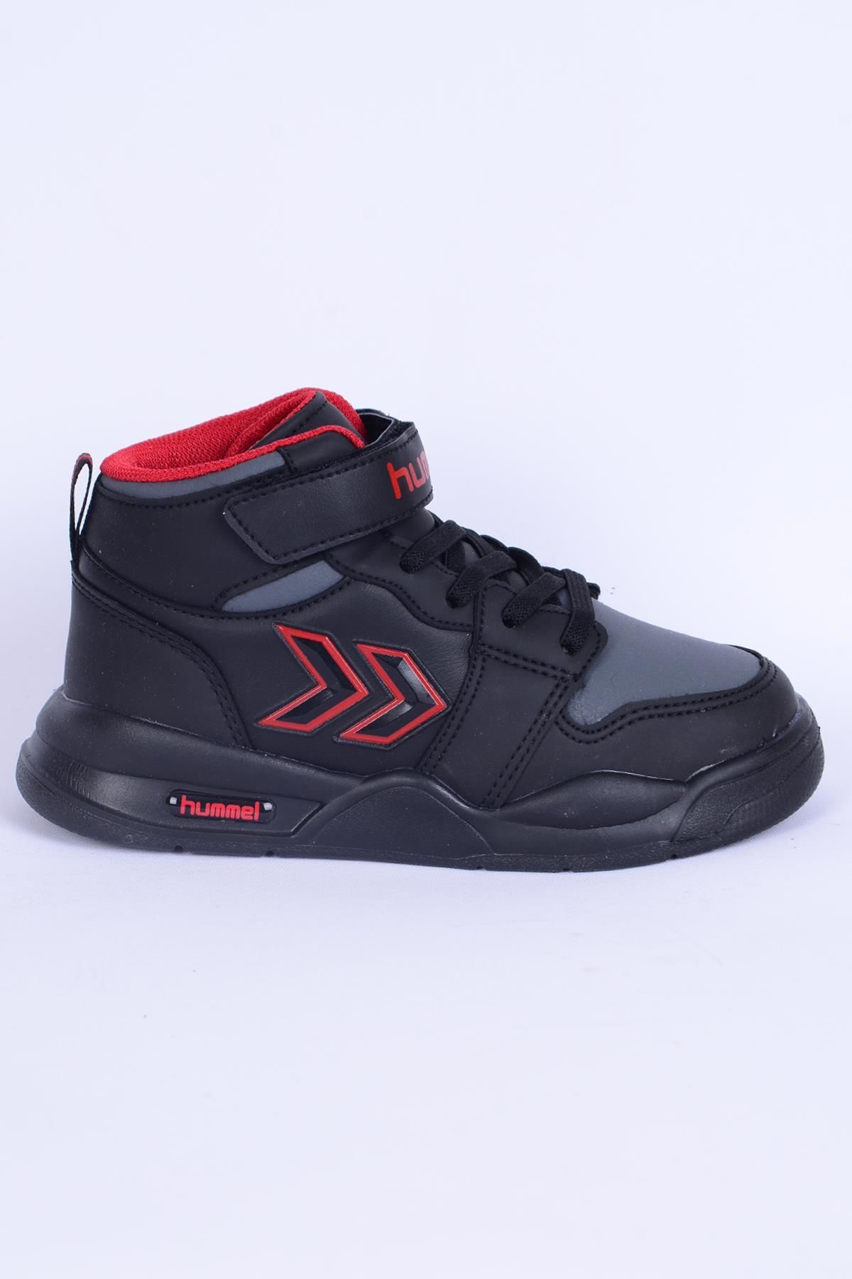 hummel 900380-2025 Dragon Jr Siyah-kırmızı Erkek Çocuk Spor Ayakkabı