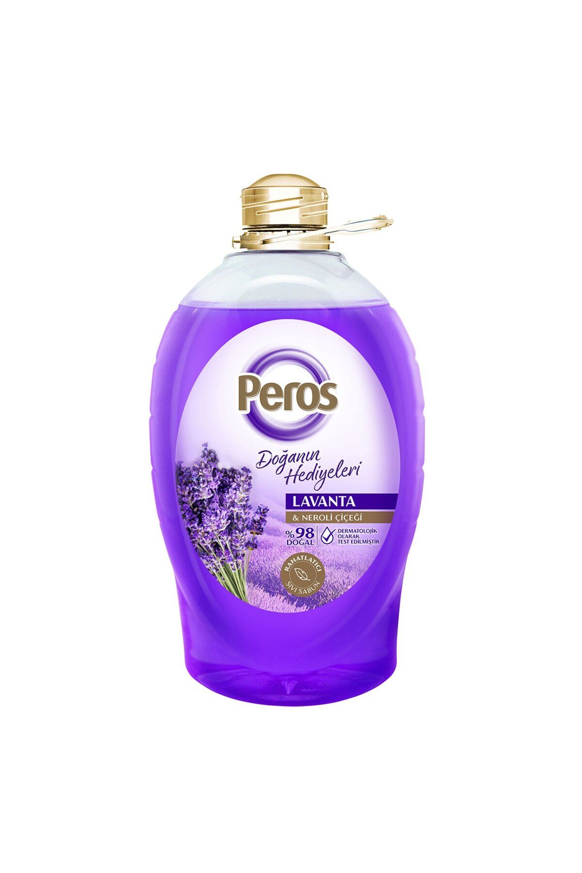 Peros Lavanta &neroli Çiçeği Özlü %98 Doğal Dermotolojik Olarak Test Edilmiş Sıvı Sabun 3,6 lt
