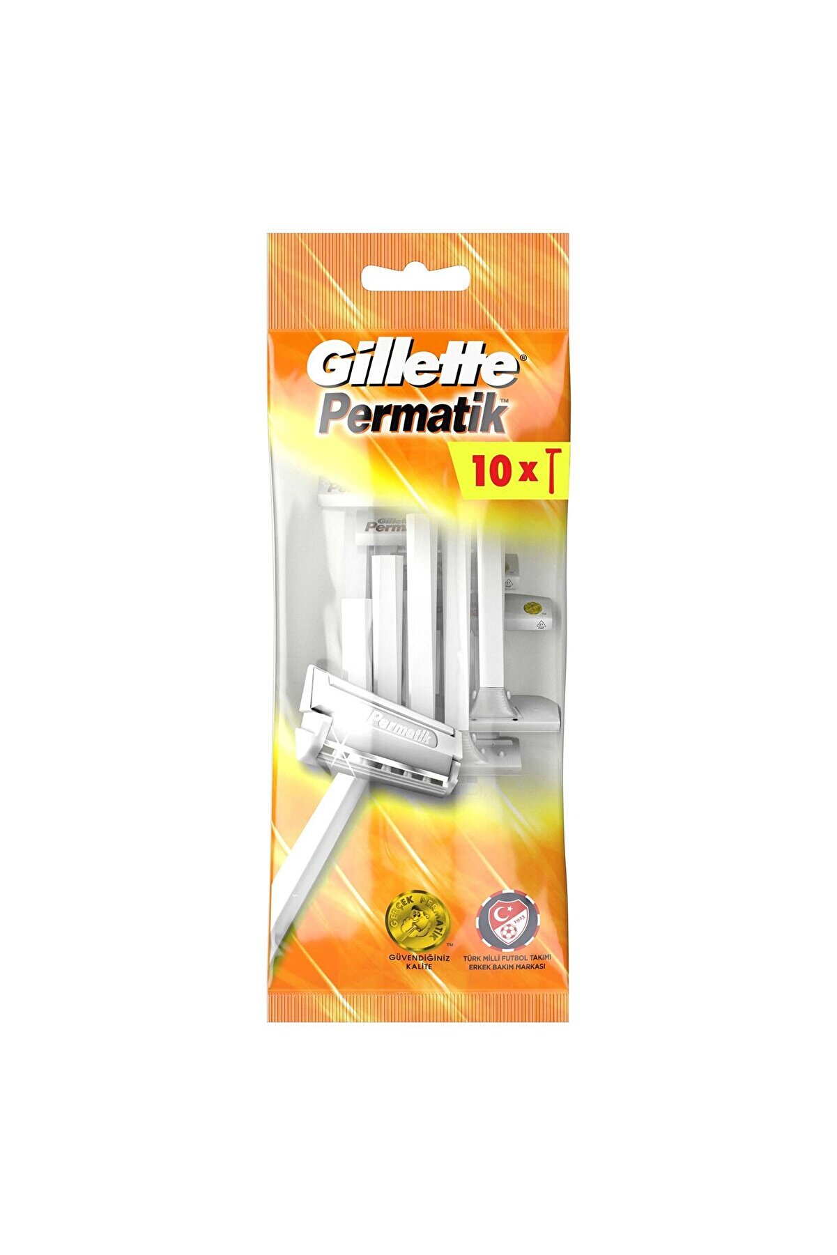 Permatik Gillette Permatik Kullan At Tıraş Bıçağı 10'lu