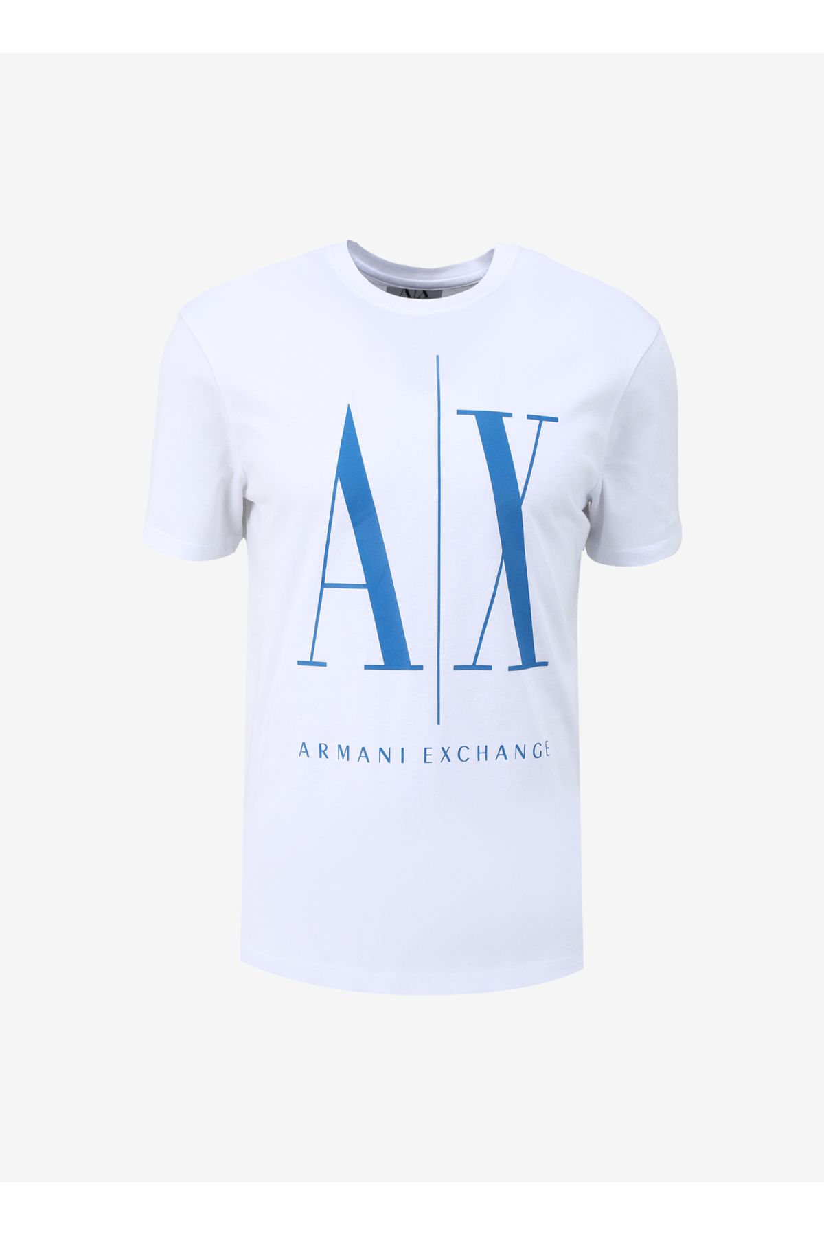 Armani Exchange Bisiklet Yaka Baskılı Beyaz Erkek T-Shirt 8NZTPA ZJH4Z 71AX