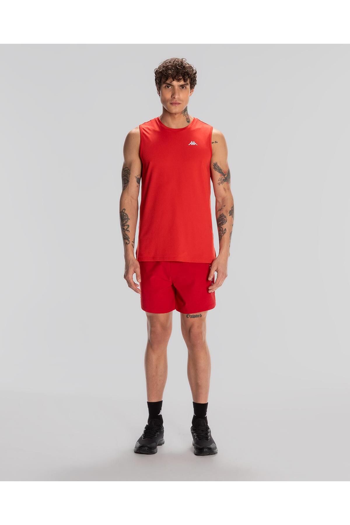 Kappa Edoro Tank Erkek Kırmızı Regular Fit Atlet