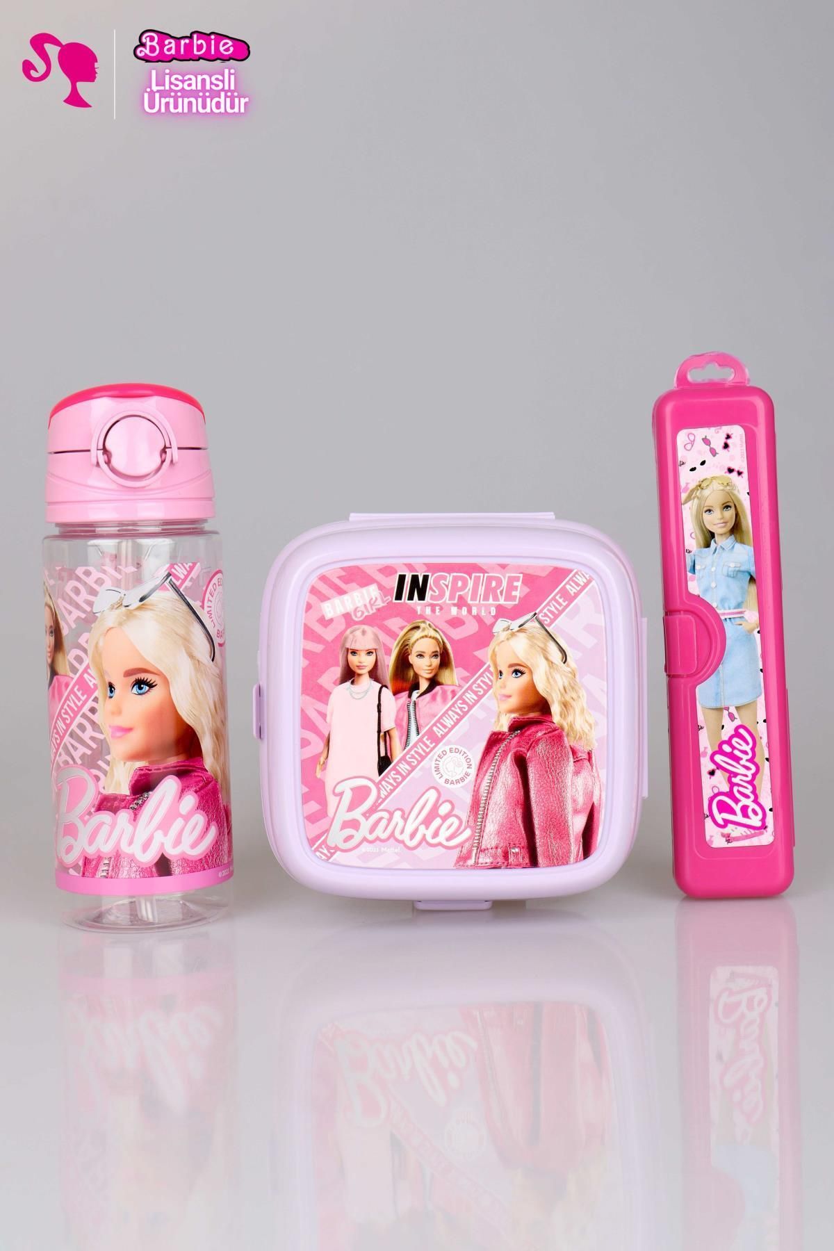 Barbie Lisanslı 'nin Beslenme Ve Bakım Seti 3'lü Yemek Seti