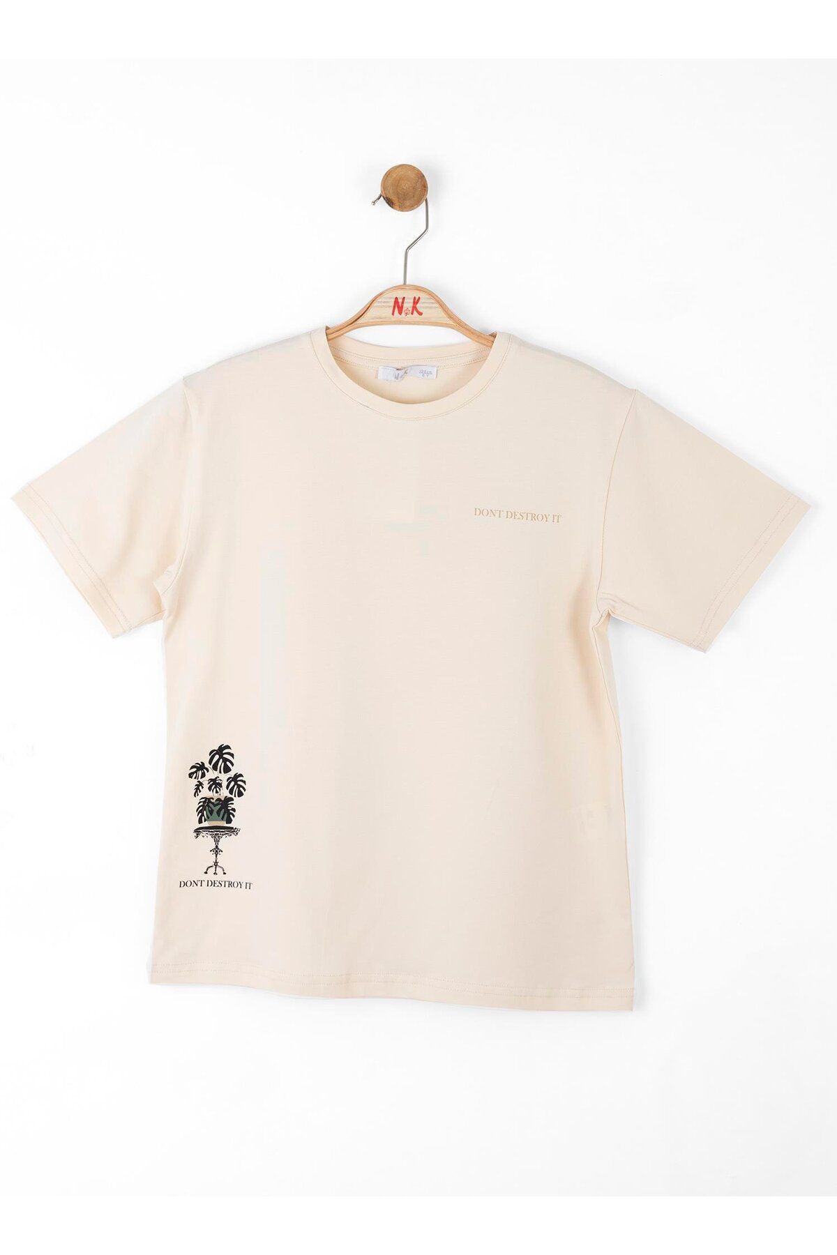 Nk Kids Others Tshirt - Cream/green 8/14