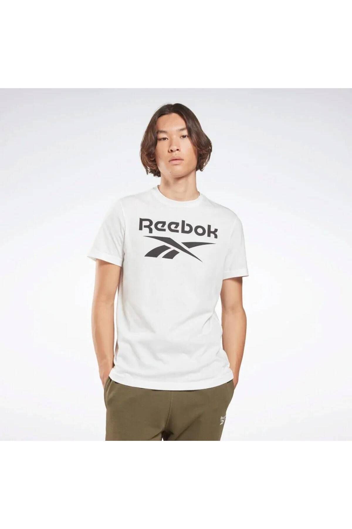 Reebok 101482066 101482066 HD4218  Rı Bıg Logo Tee Erkek T-shirt BEYAZ