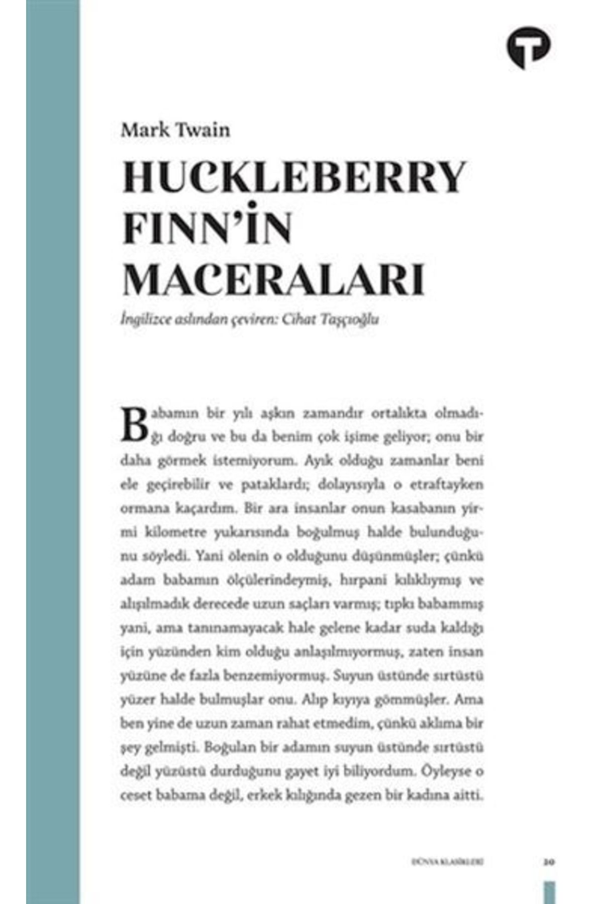 Turkuvaz Kitap Huckleberry Finn'in Maceraları