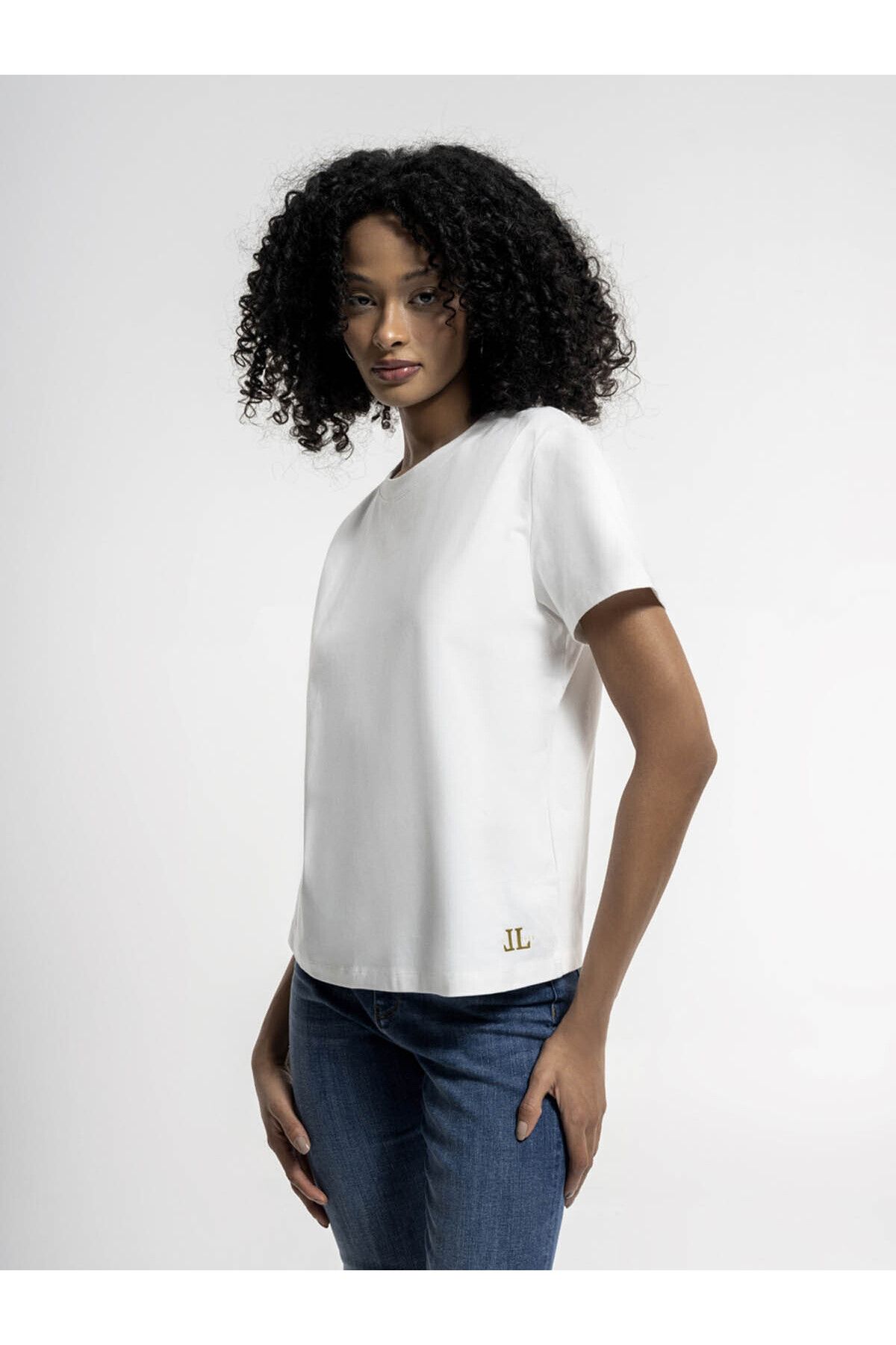 Loft Kadın T-shirt Beyaz Lf2036285