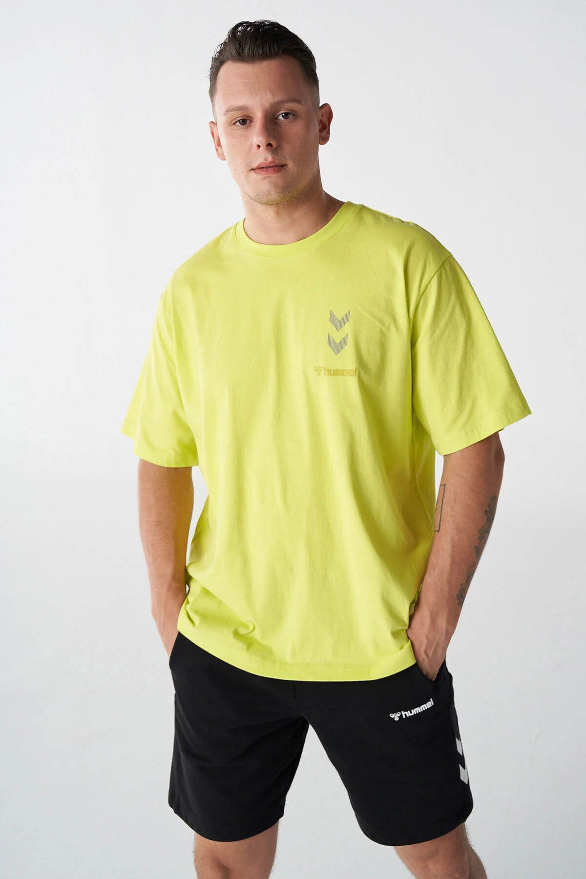 hummel Erkek T-shirt Sarı 911799-6102