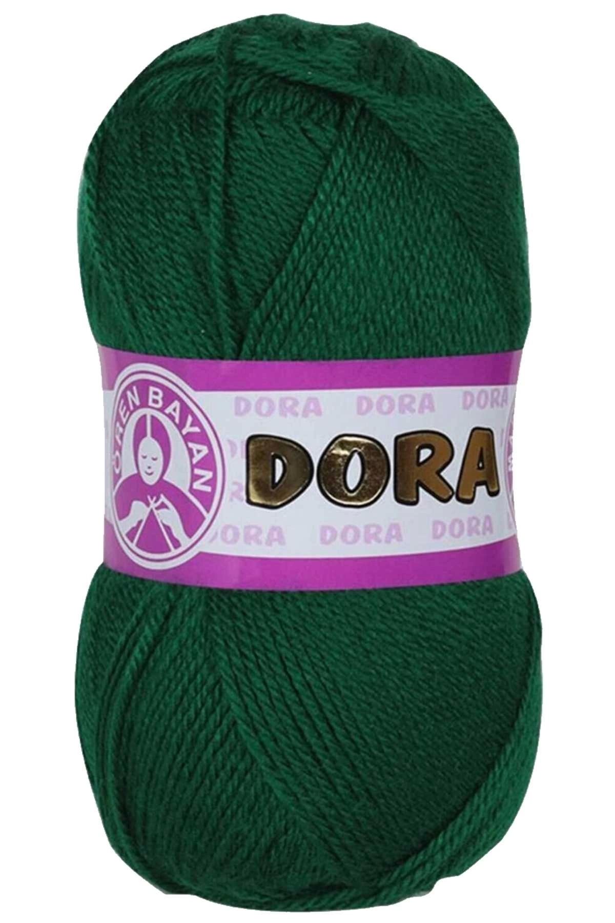 Genel Markalar Dora El Örgü Ipi Yünü 100 gr 068 Yeşil