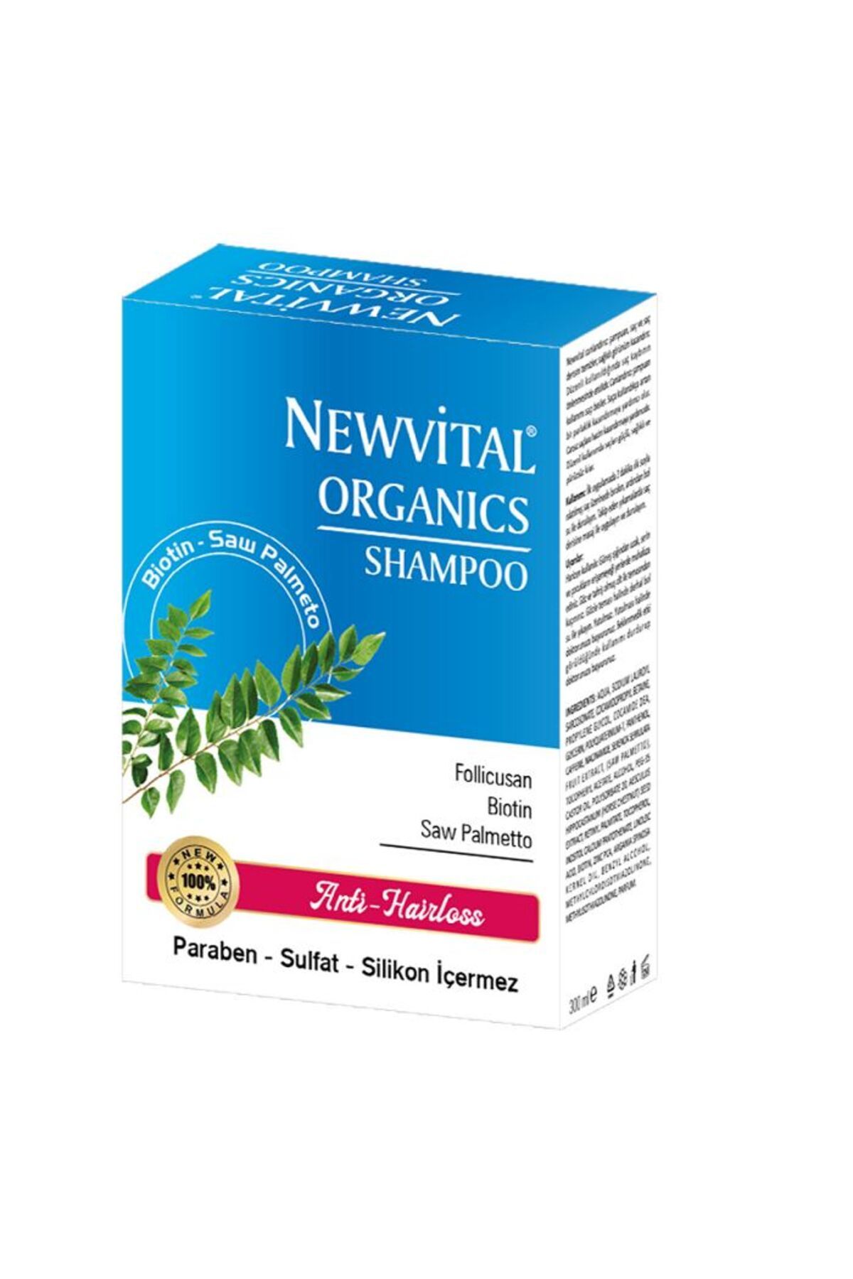 Rcfarma Newvital Organics Anti Hairloss Şampuan 300ml