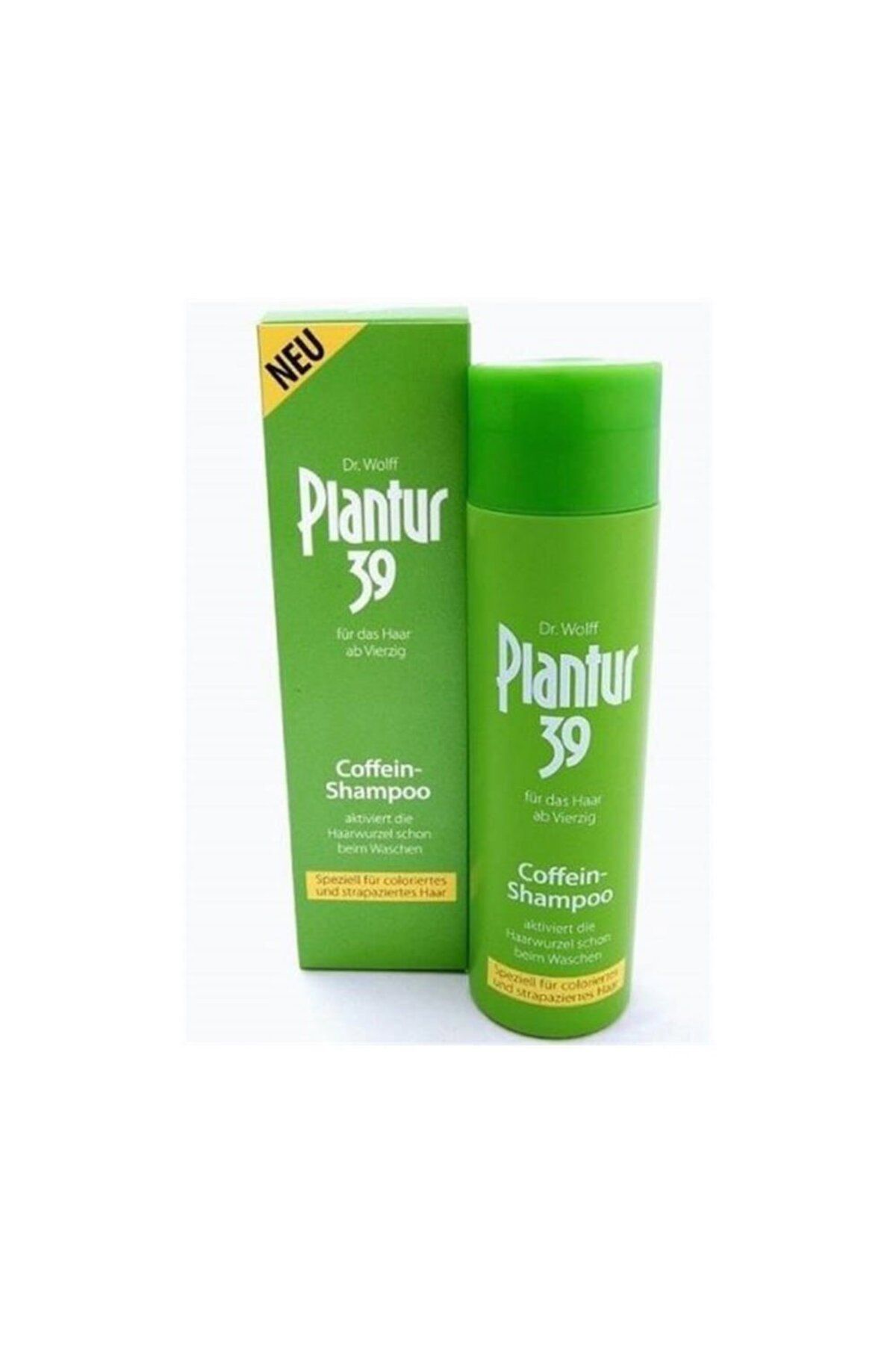 PLANTUR 39 Şampuan Boyalı Ve Stres Altındaki Saçlar Için Caffeine Shampoo 250 ml