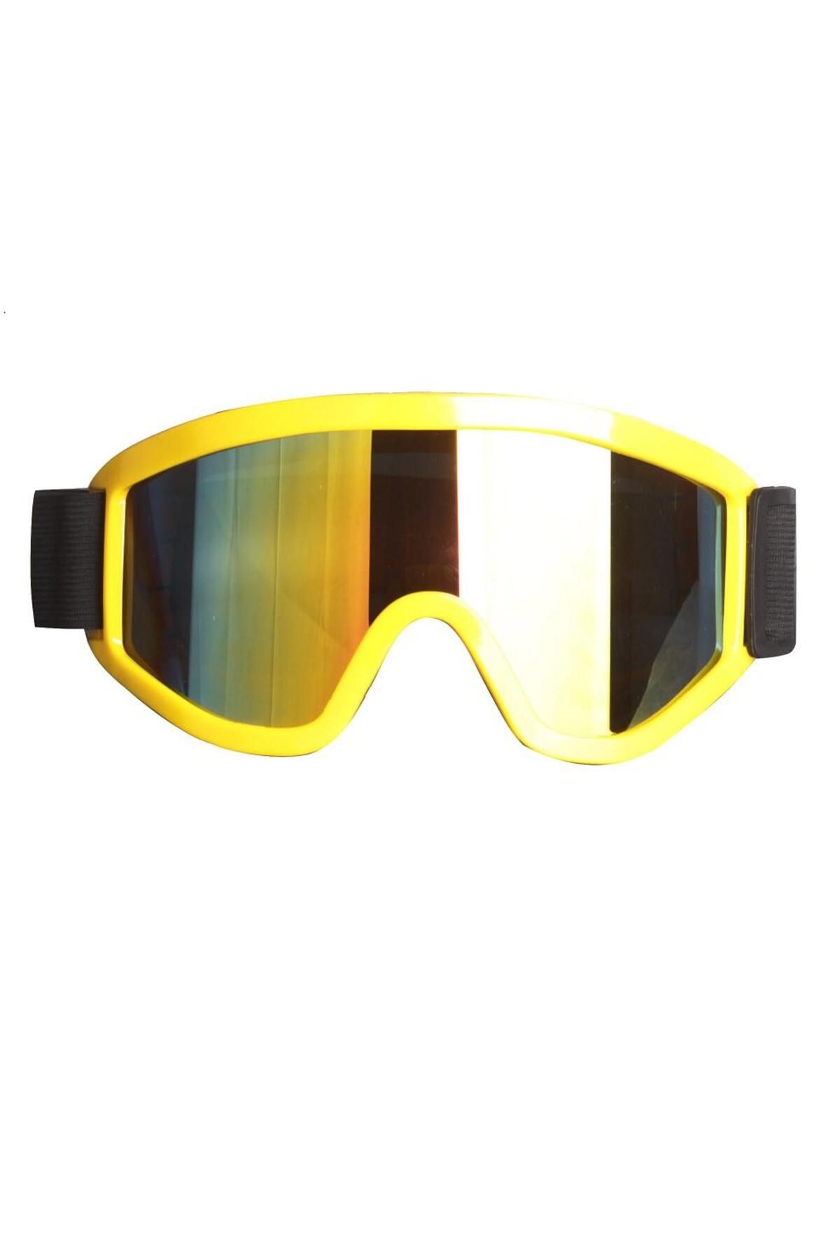 Genel Markalar Xbyc Kross Gözlük Tex G2860 Cross Gözlük Bisiklet Kayak Gözlük Sarı