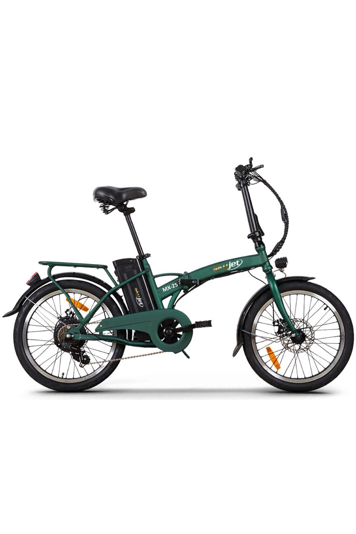RKS Skyjet Mx25 Katlanabilir Elektrikli Bisiklet Yeşil