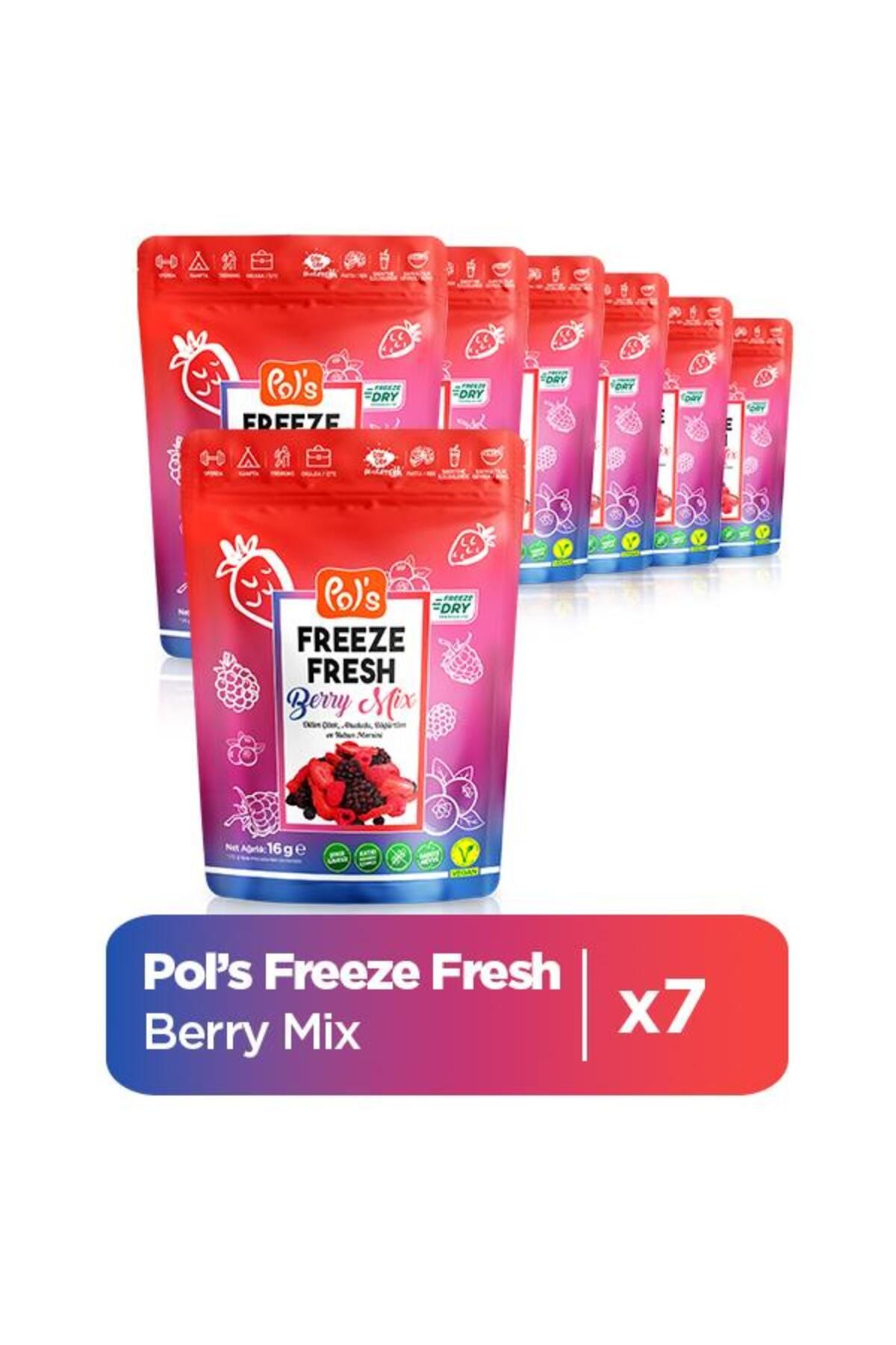 Pol's Freeze Fresh Berry Mix 16 g x 7 adet