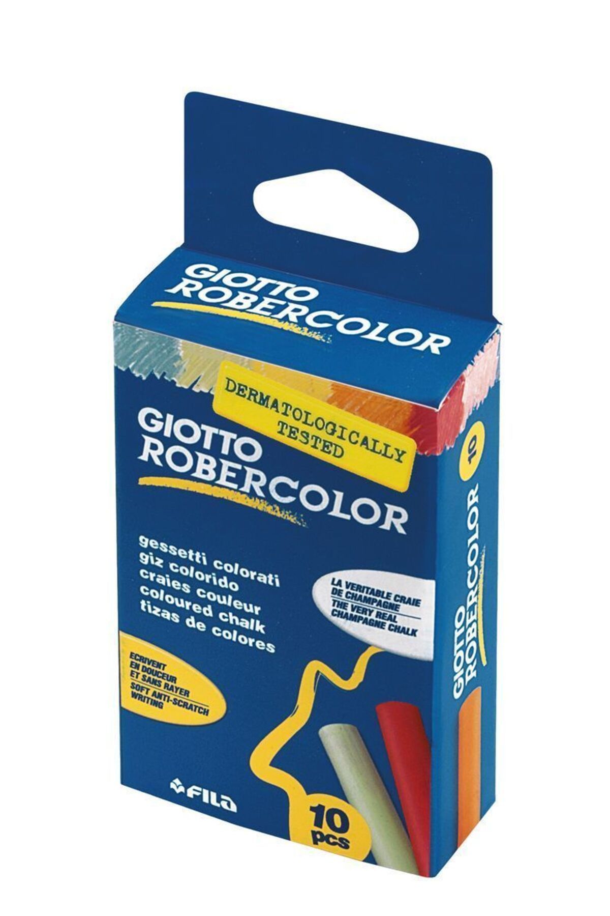 Giotto Robercolor Tebeşir Karışık Renkli 10`lu Kutu