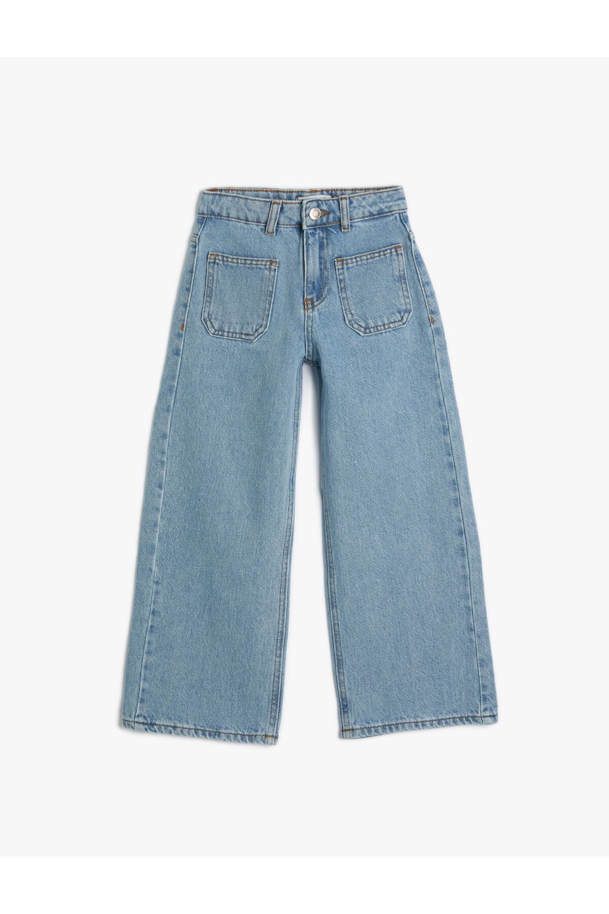 Koton İspanyol Paça Kot Pantolon Cep Detaylı Normal Bel - Flare Jean