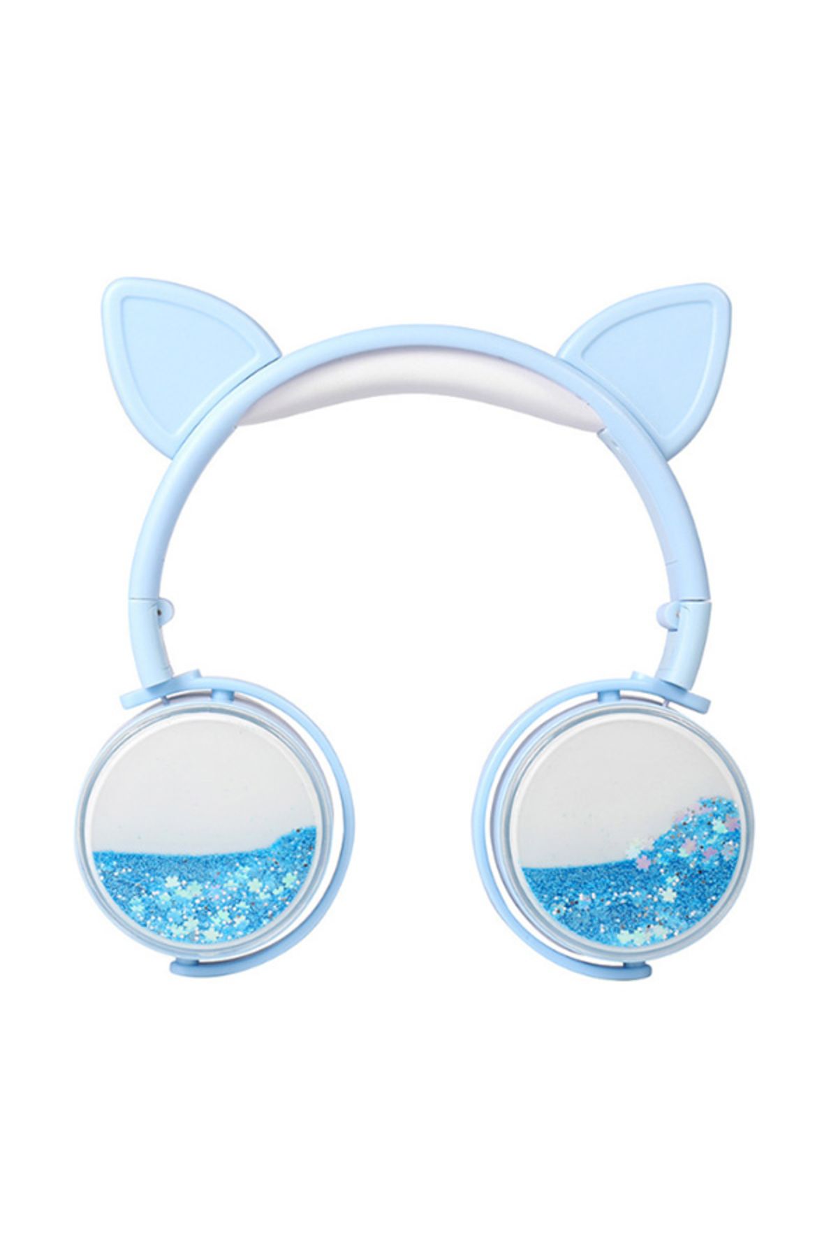 Ally Mobile ALLY Kedi Kulak Simli Kablolu Mikrofonlu Kulaküstü Kulaklık 3.5mm jack