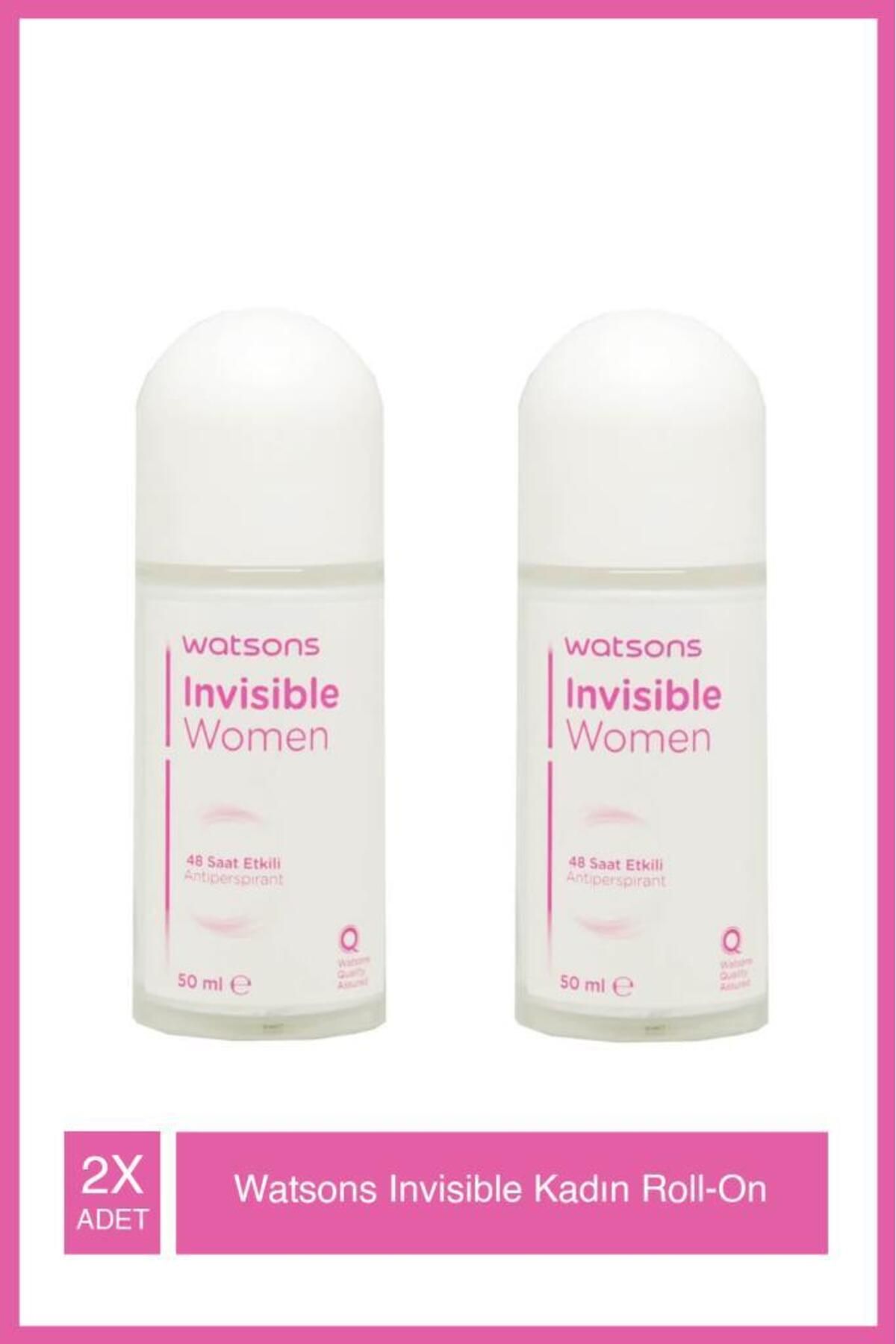 Watsons Invisible 48 Saat Etkili Kadın Roll-on 50 ml X2 Adet