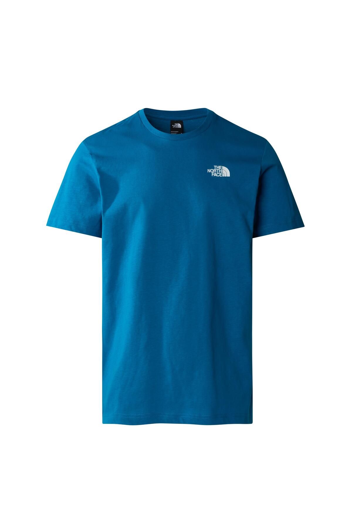 The North Face M S/S REDBOX CELEBRATION TEE BLUE