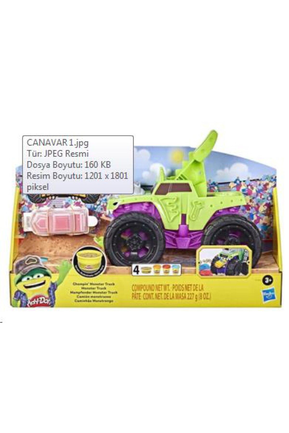Hasbro Play Doh Play-doh Wheels Canavar Kamyon F1322