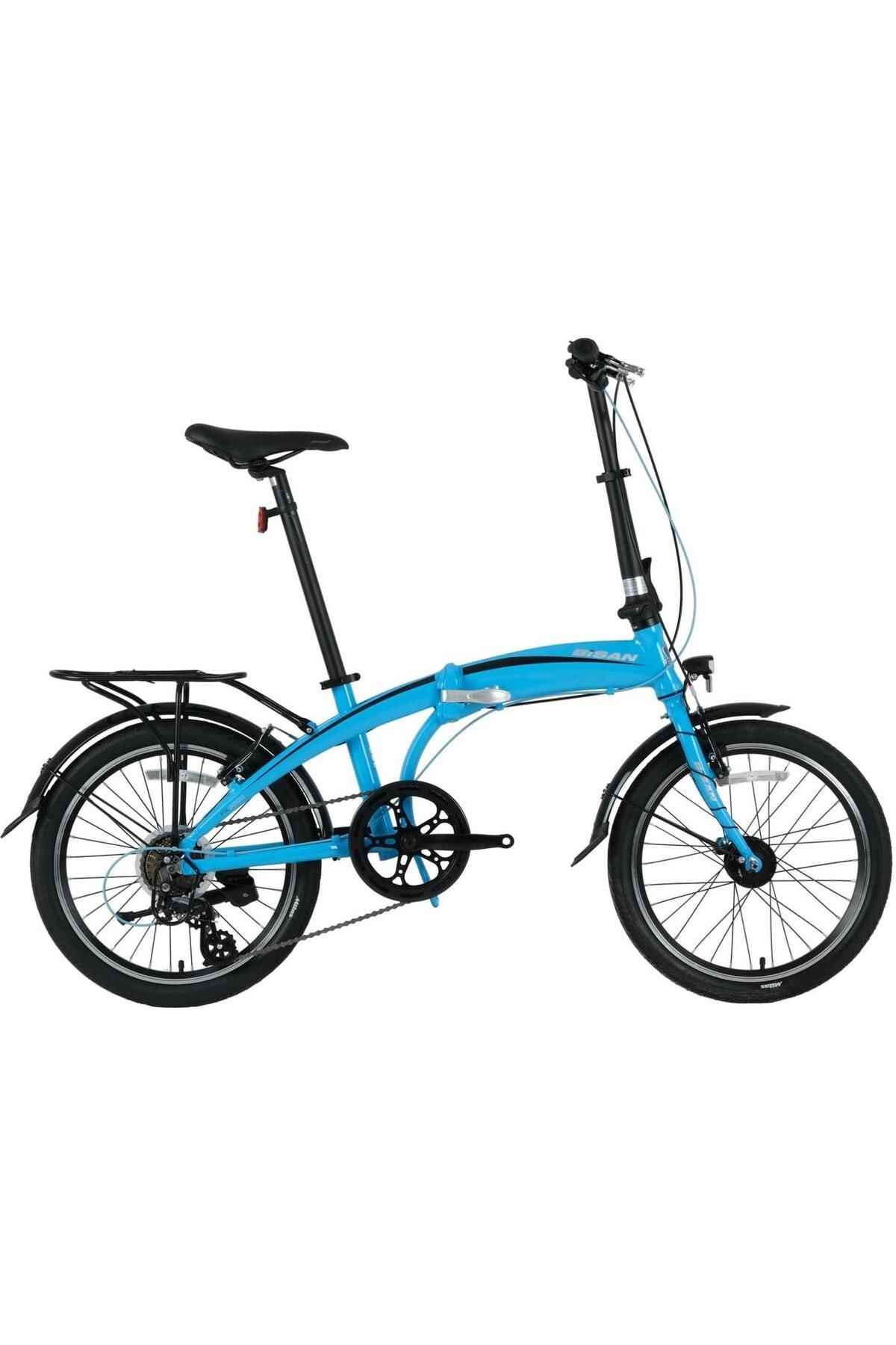 Bisan Fx3500 V 20 Jant 32k Katlanır Bisiklet Açık Mavi-siyah
