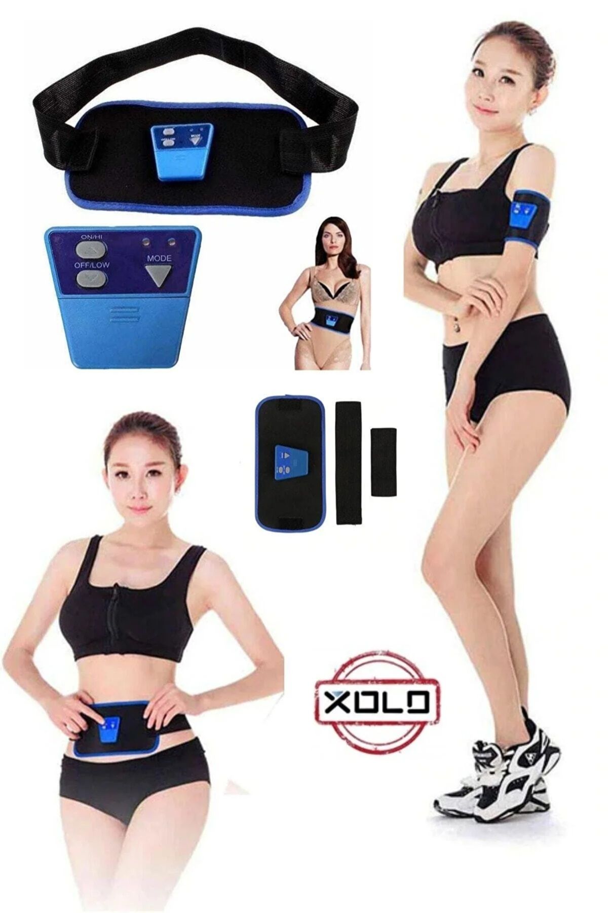 Xolo Vücut Masaj Kemeri Elektronik Kol Bacak Kas Bel Boyun Masaj Cihazı Kemeri