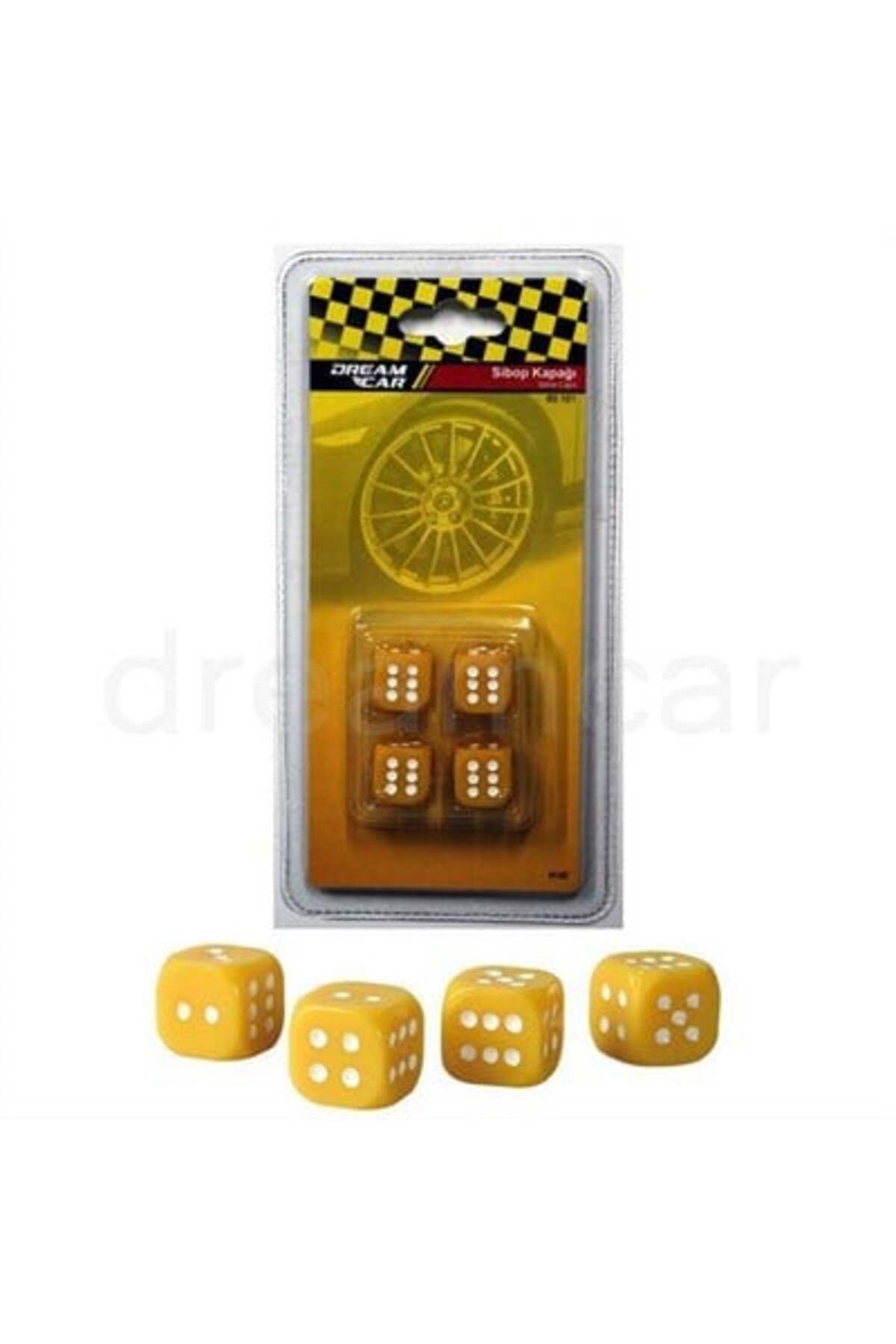 Dreamcar Sarı Zar Sibop Kapağı 4'lü Set 8010108