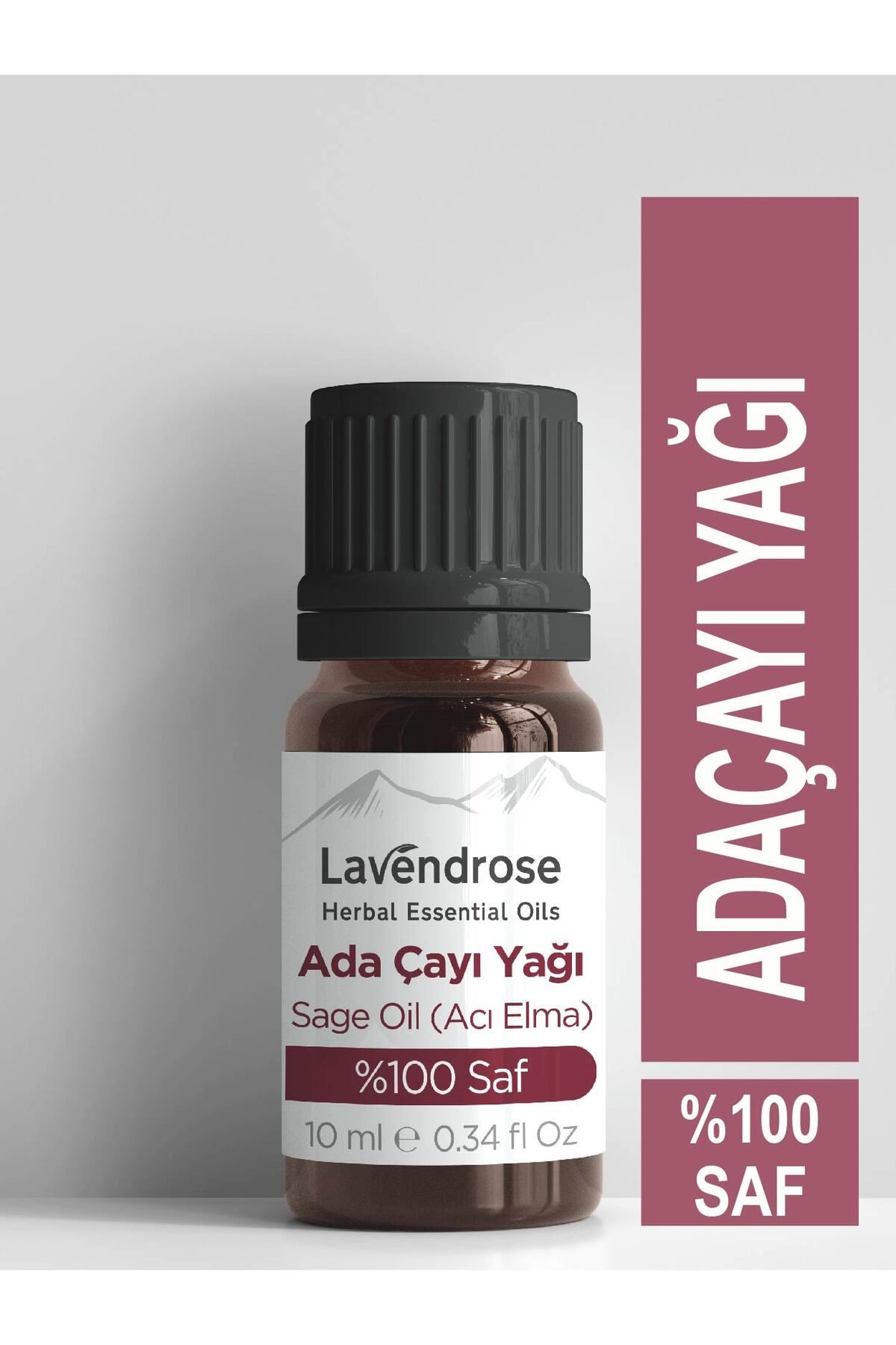 Lavendrose Adaçayı Yağı * %100 Saf Bitkisel Aromaterapi Adaçayı Uçucu Yağı 10ml * Sage Oil * Difizöre Uygun