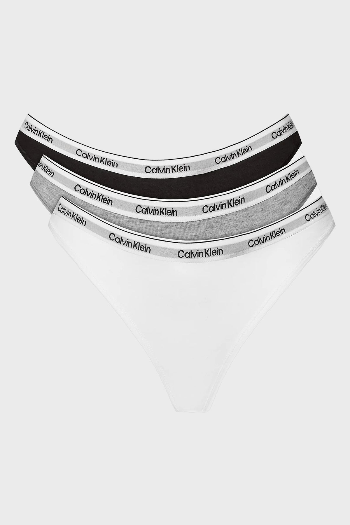 Calvin Klein Streç Pamuklu 3 Pack Tanga Külot 000QD5209EMPI