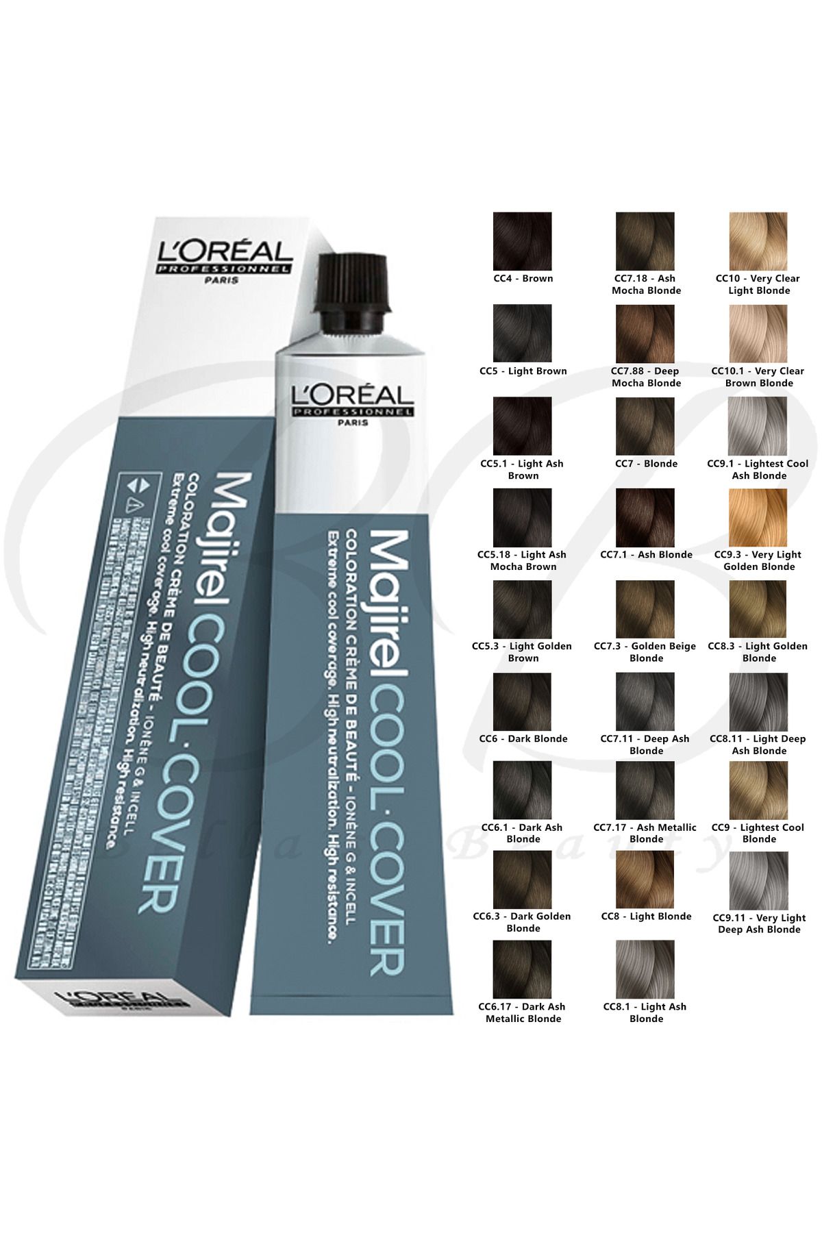 L'oreal Professionnel Loreal Majirel Cool Cover 7.1 Saç Boyası 50 ML (Oksidansız) -3474630575554