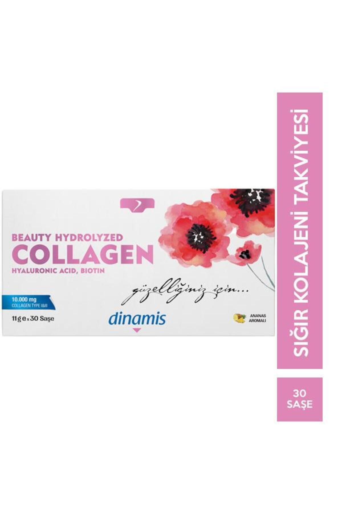 DİNAMİS Dinamis Beauty Hydrolyzed Collagen 11gr 30 Saşe