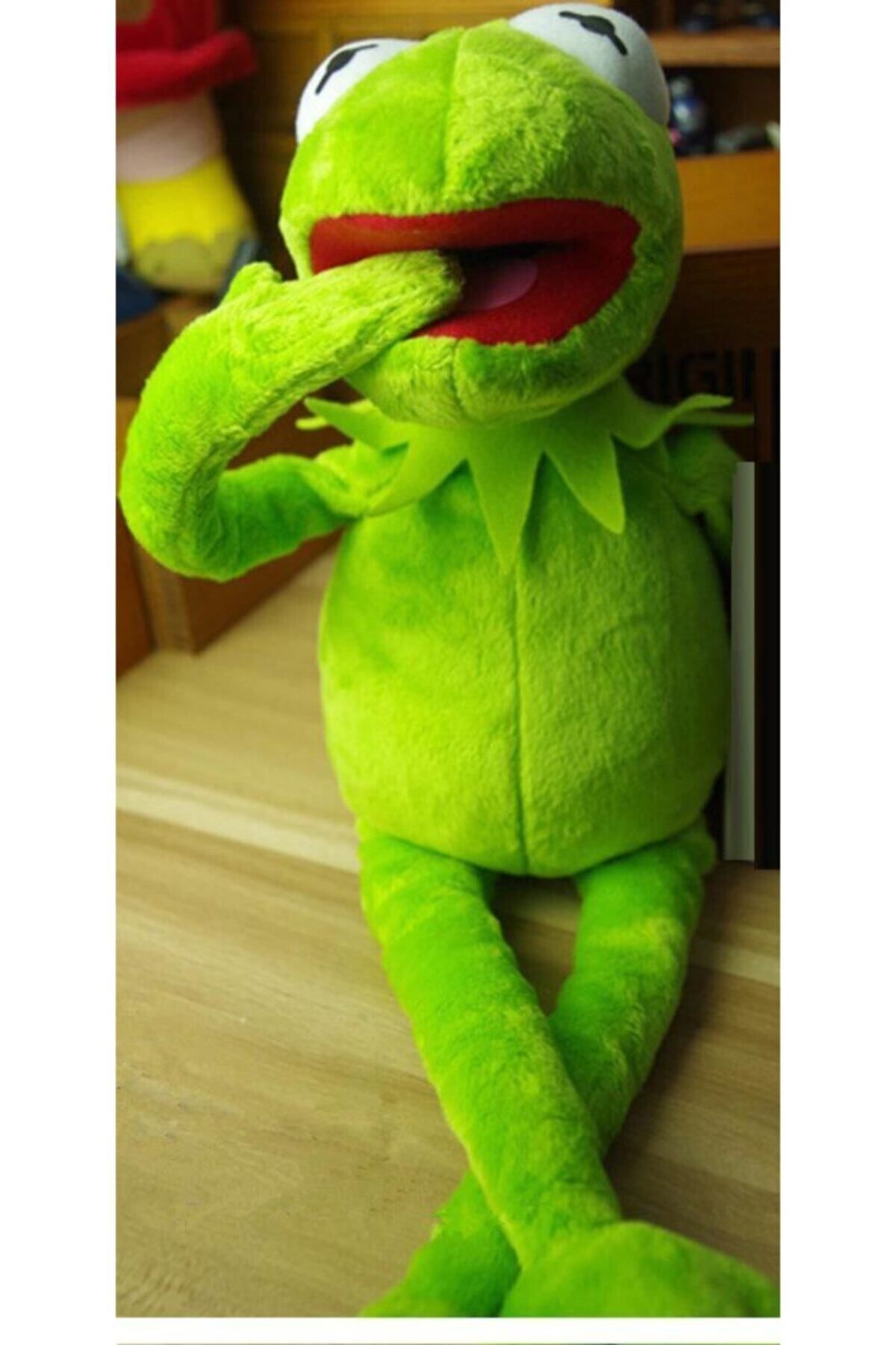 OYUNCAKSAHİLİ Susam Sokağı Kurbağa Kermit 41cm Nostalji Peluş Oyuncak Ücretsiz Kargo Hediye Paketli