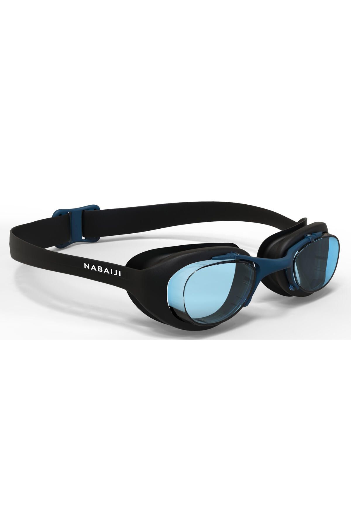Decathlon Şeffaf Camlı Yüzücü Gözlüğü - L Boy - Siyah - 100 Xbase