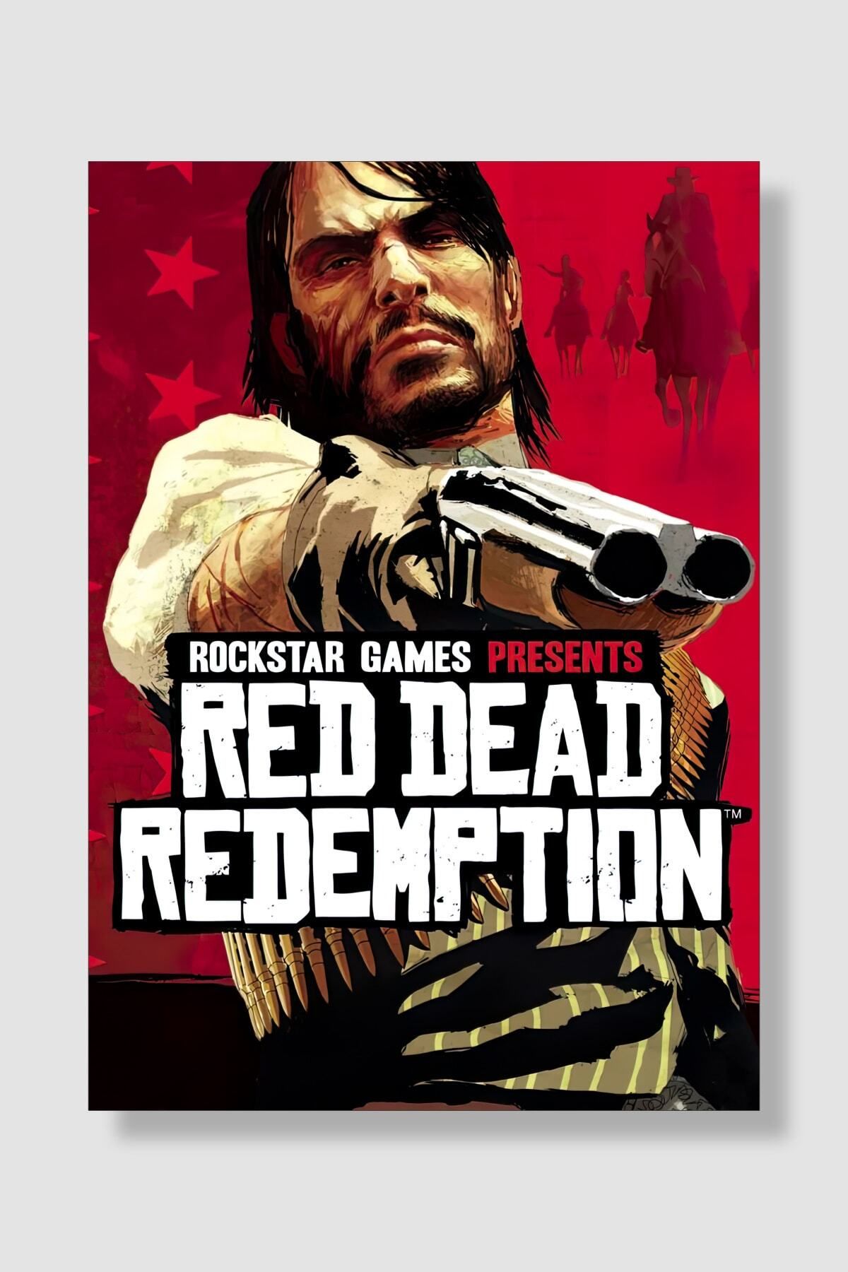 postick Red Dead Redemption Oyun Posteri Kalın Parlak Kuşe Kağıdı