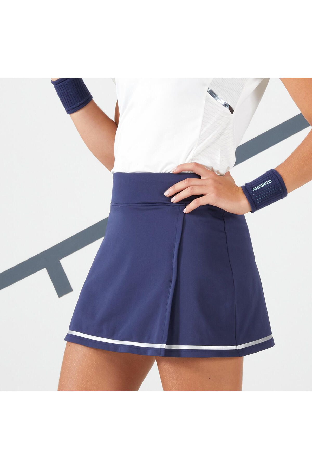 Decathlon Kadın Tenis Eteği - Lacivert - Dry 500