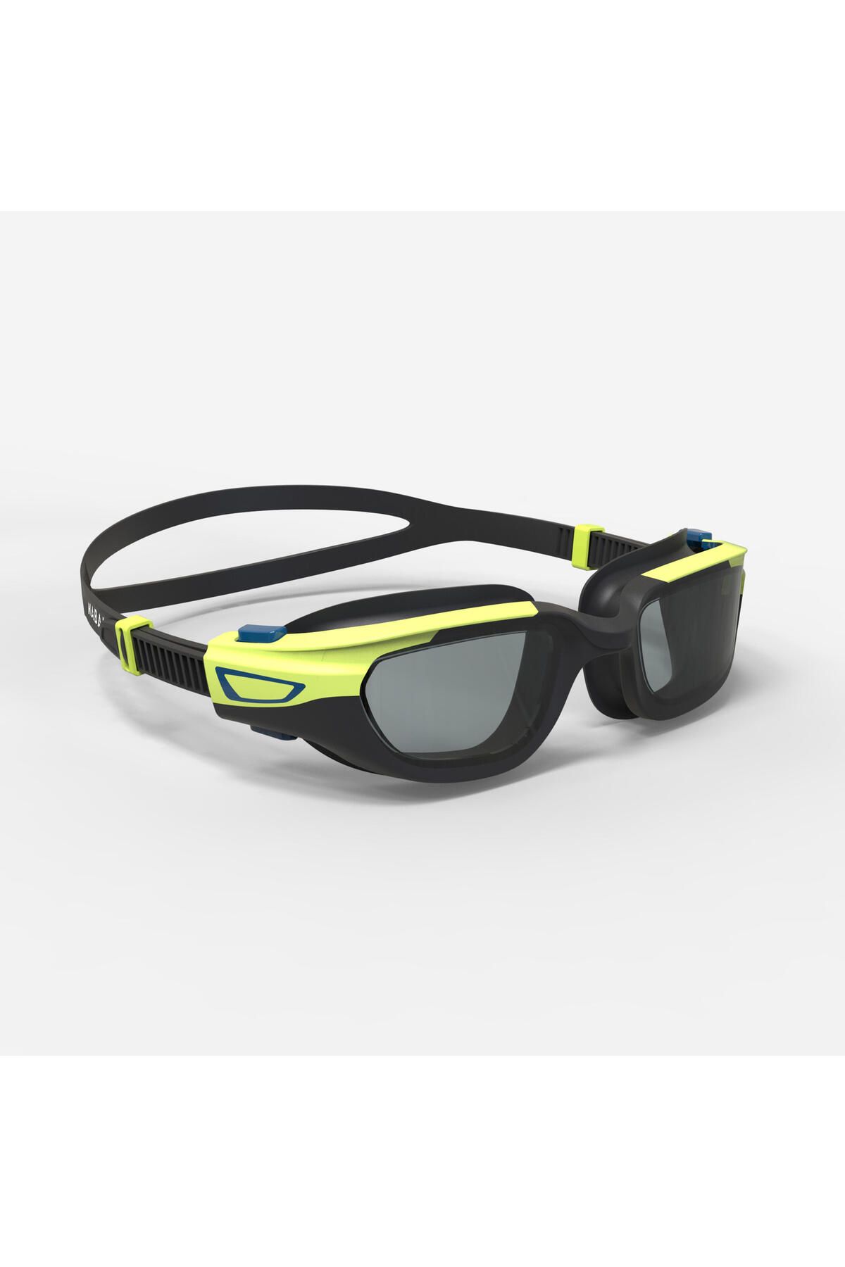 Decathlon Yüzücü Gözlüğü - Küçük Boy - Siyah/Sarı - Füme Camlar - Spirit