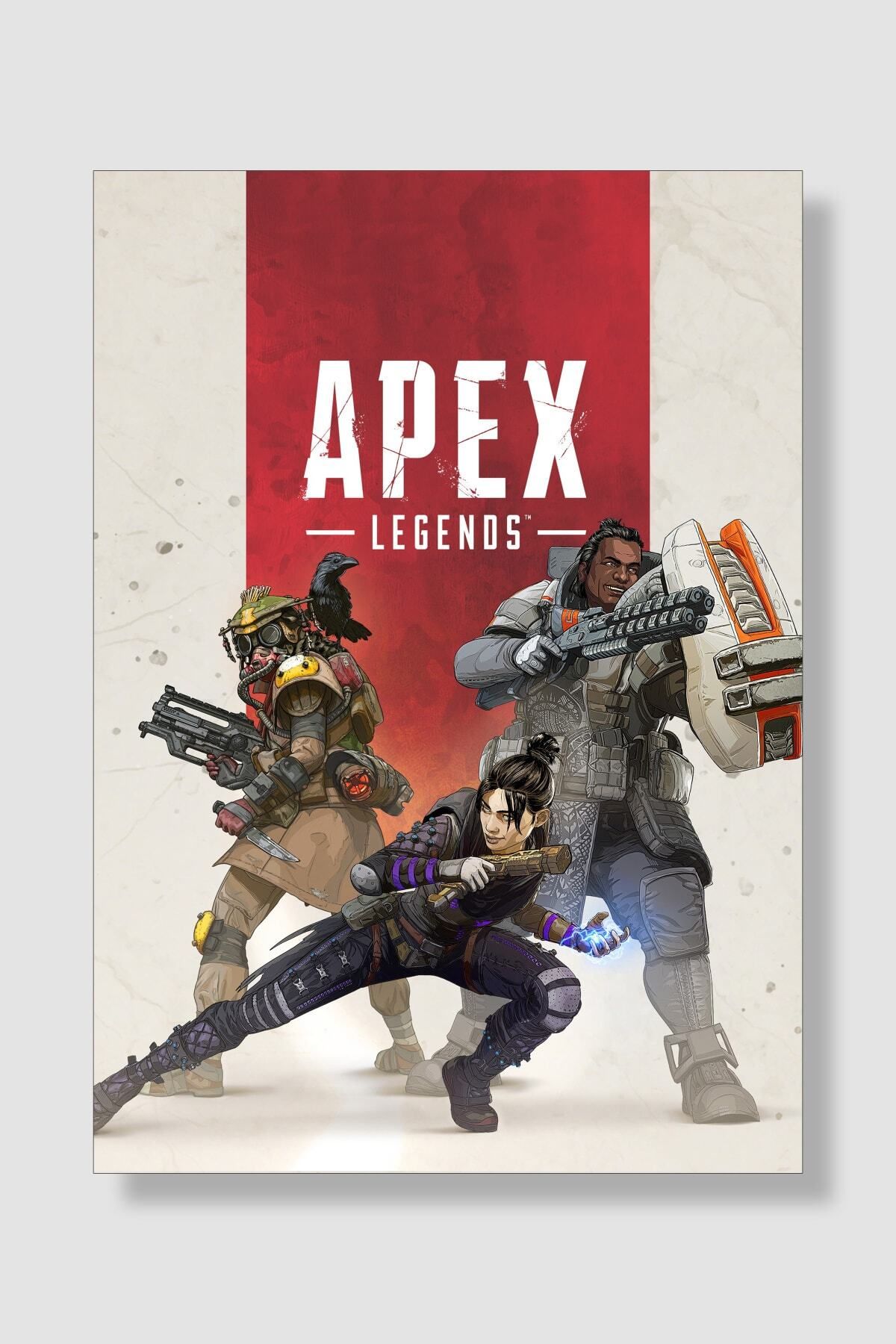 postick Apex Legends Oyun Posteri Kalın Parlak Kuşe Kağıdı