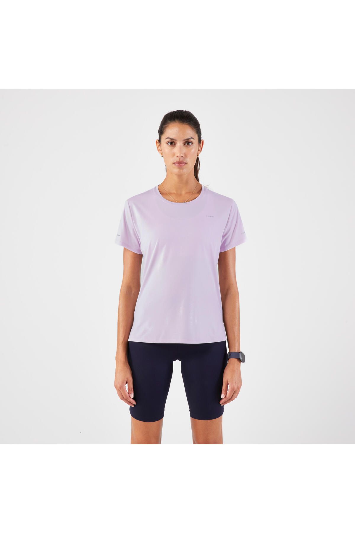Decathlon Kadın Koşu Tişörtü - Mor - Kiprun Run 500 Dry